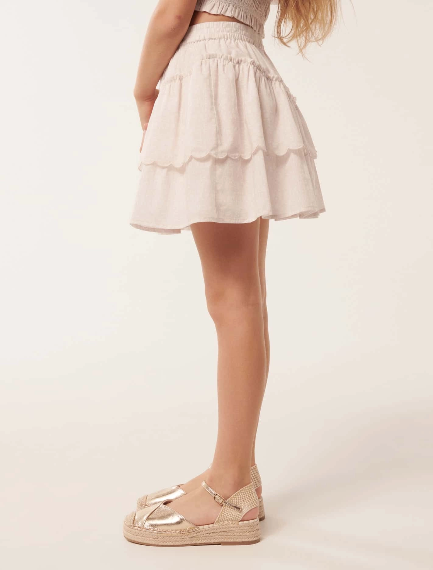 Aaliyah Shirred Teen Skirt