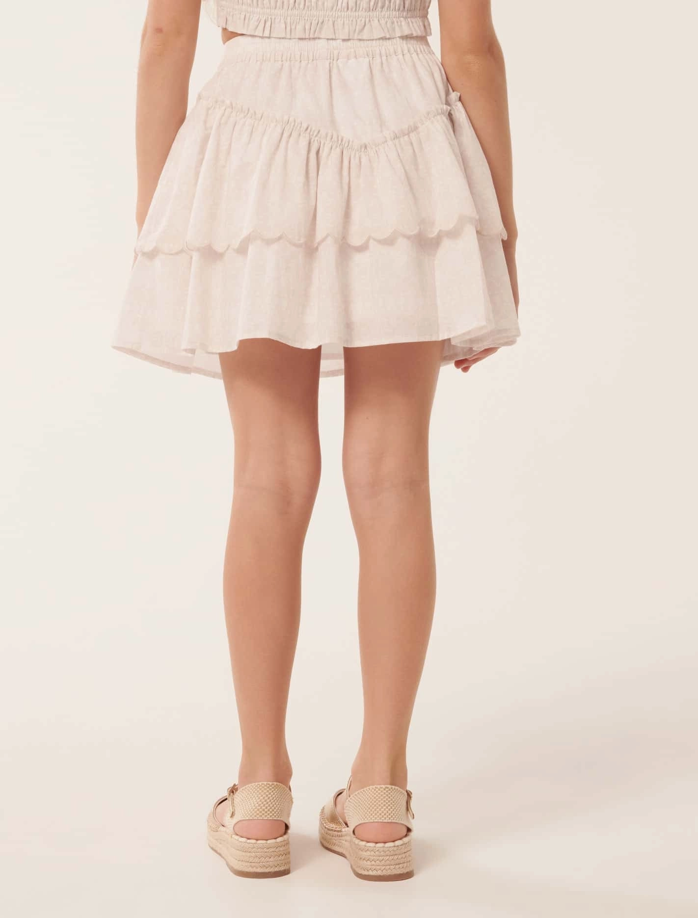 Aaliyah Shirred Teen Skirt
