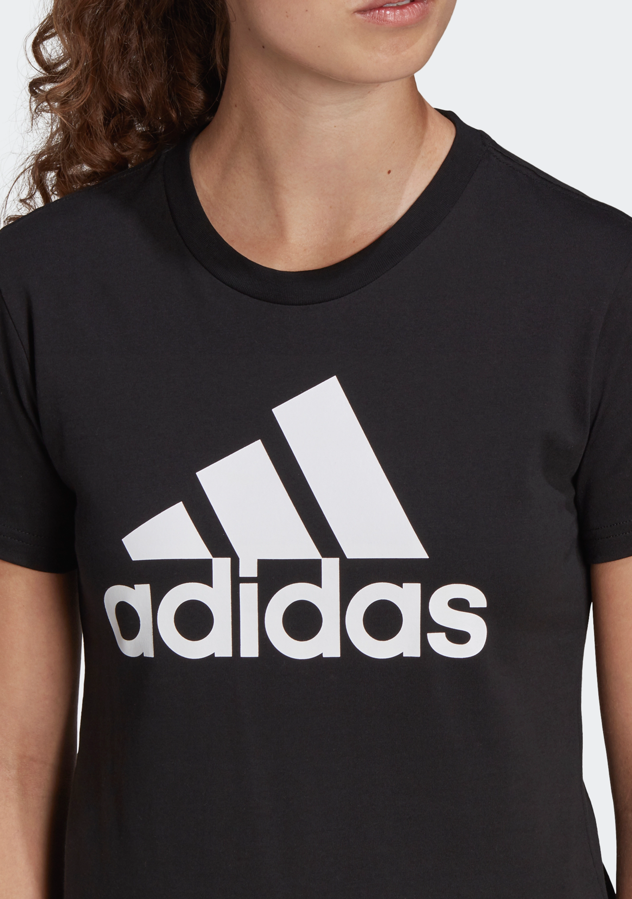 Adidas Womens BL Loungewear ESS Tee <BR> GL0722