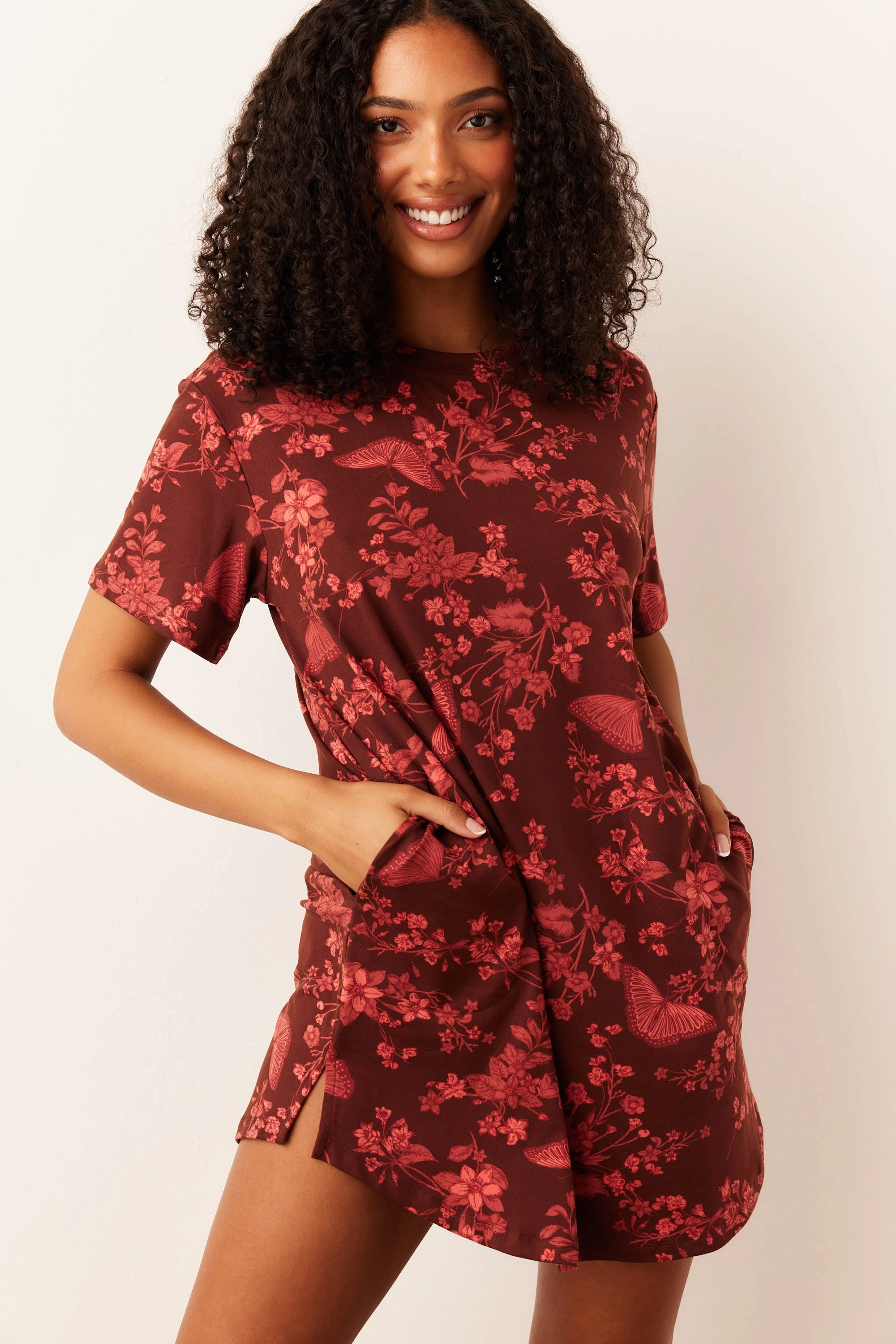 Alaina Shirt Dress | Botanical
