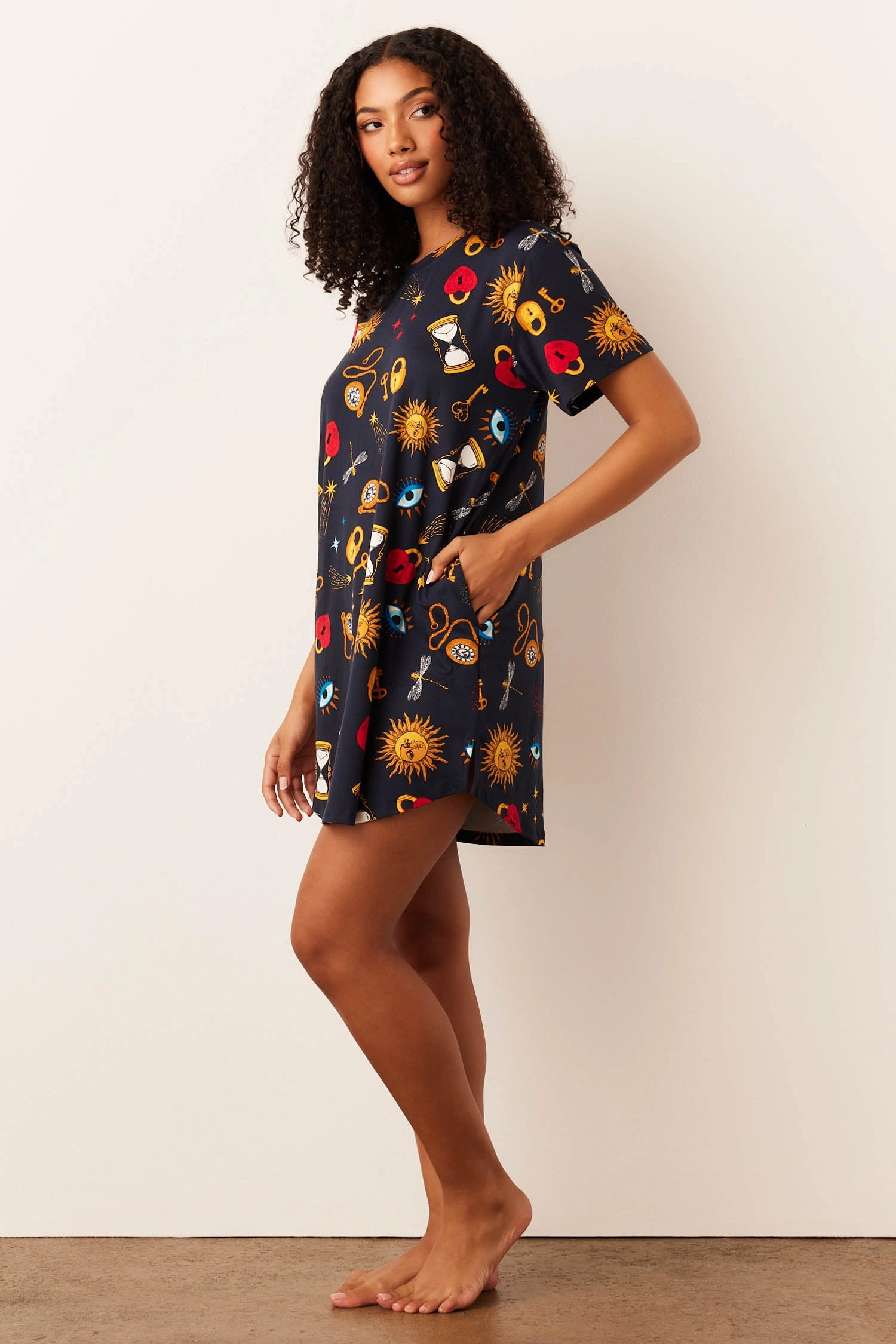 Alaina Shirt Dress | Mystic