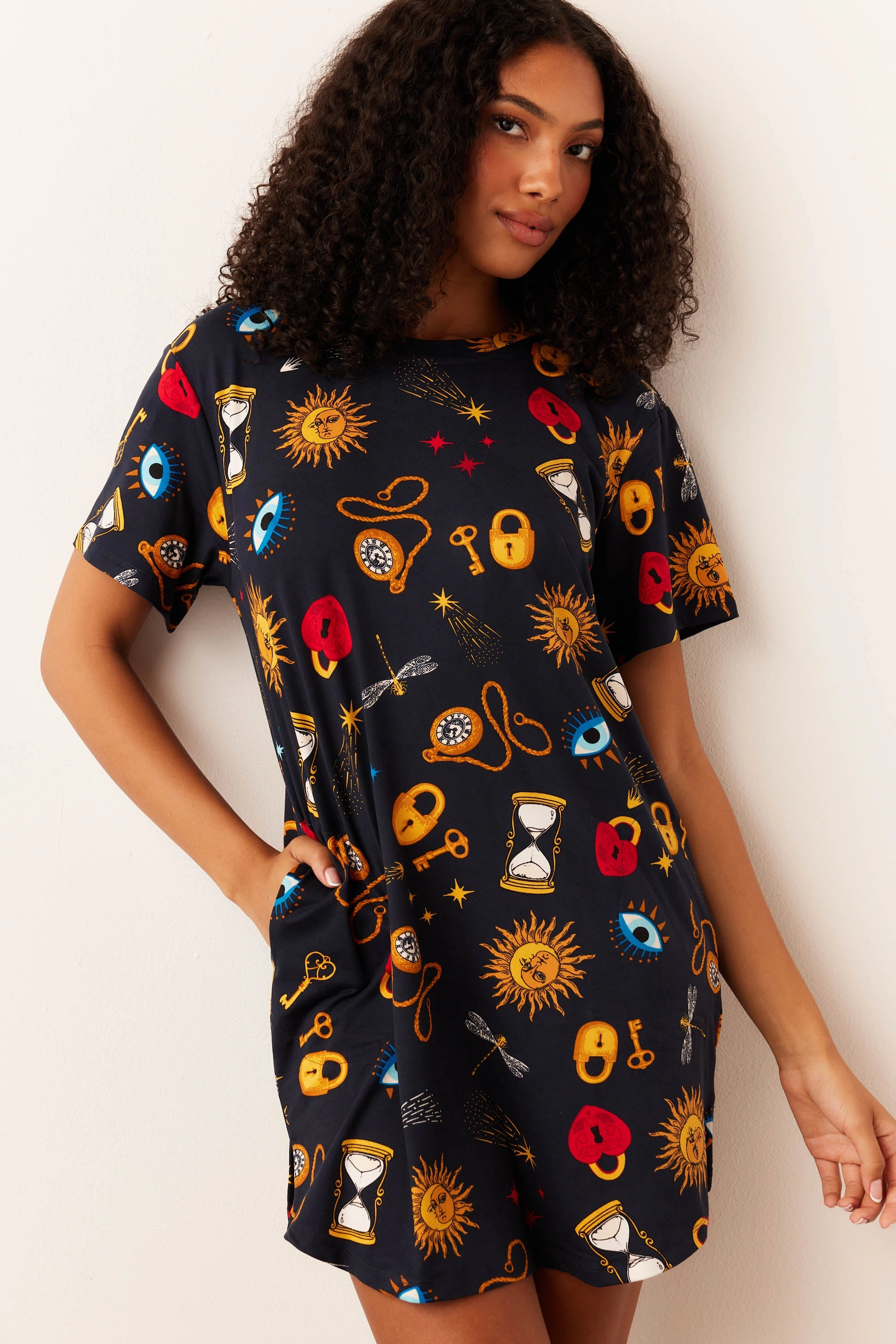 Alaina Shirt Dress | Mystic