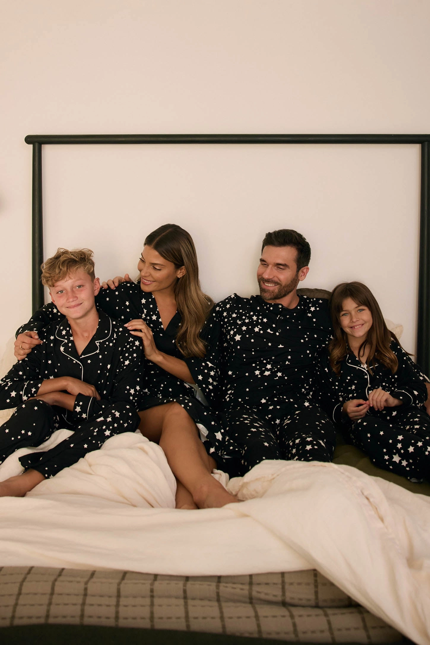 Alex Tween PJ Set | Black Stars