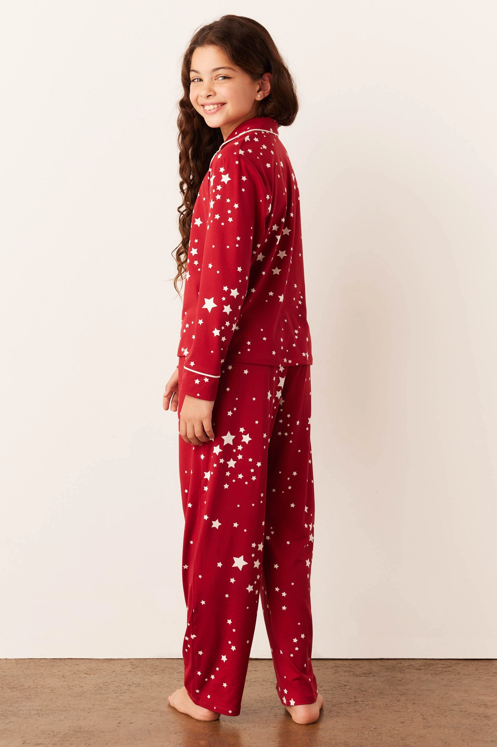 Alex Tween PJ Set | Red Stars