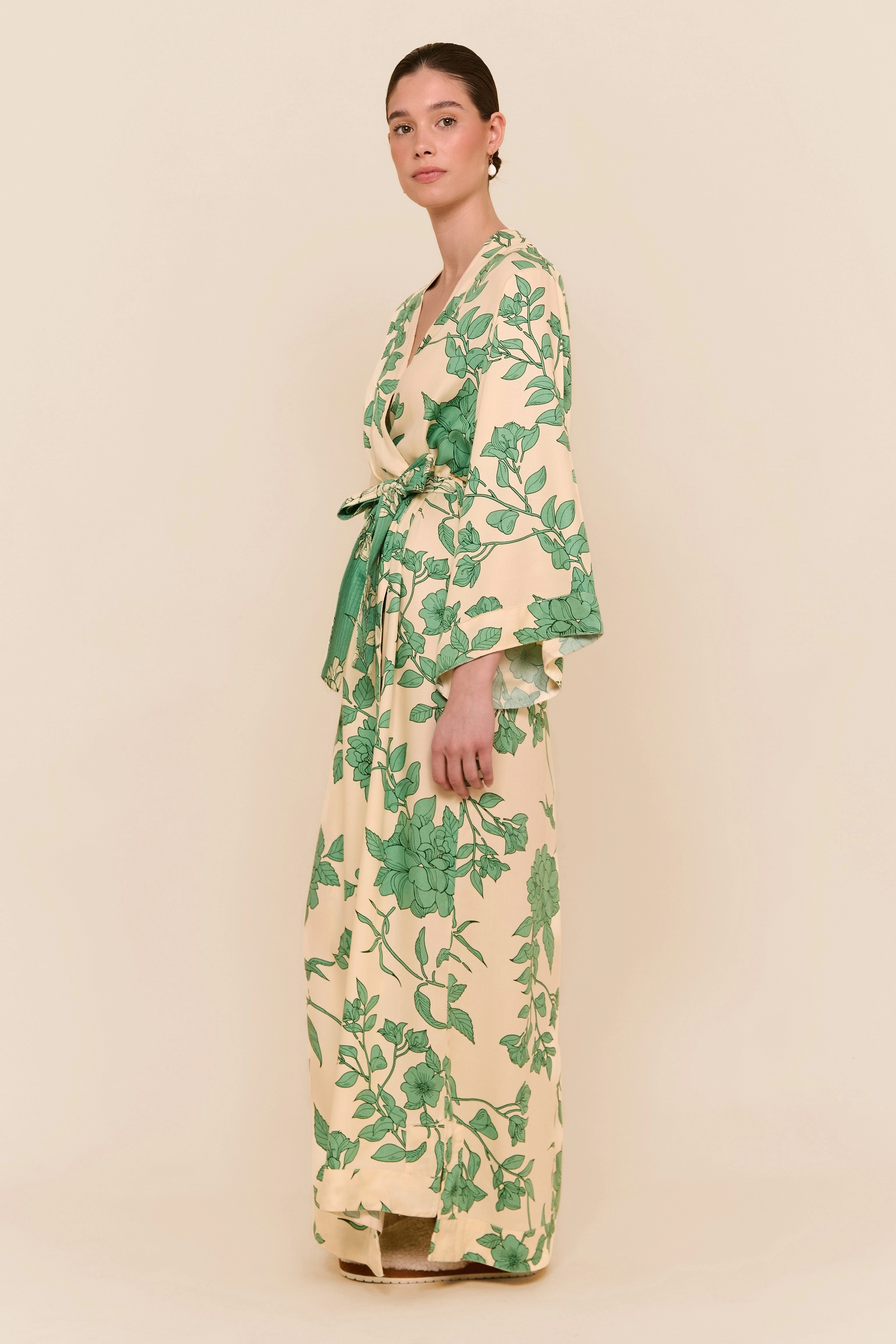 Alice Kimono Robe - Twill - Romantic Floral