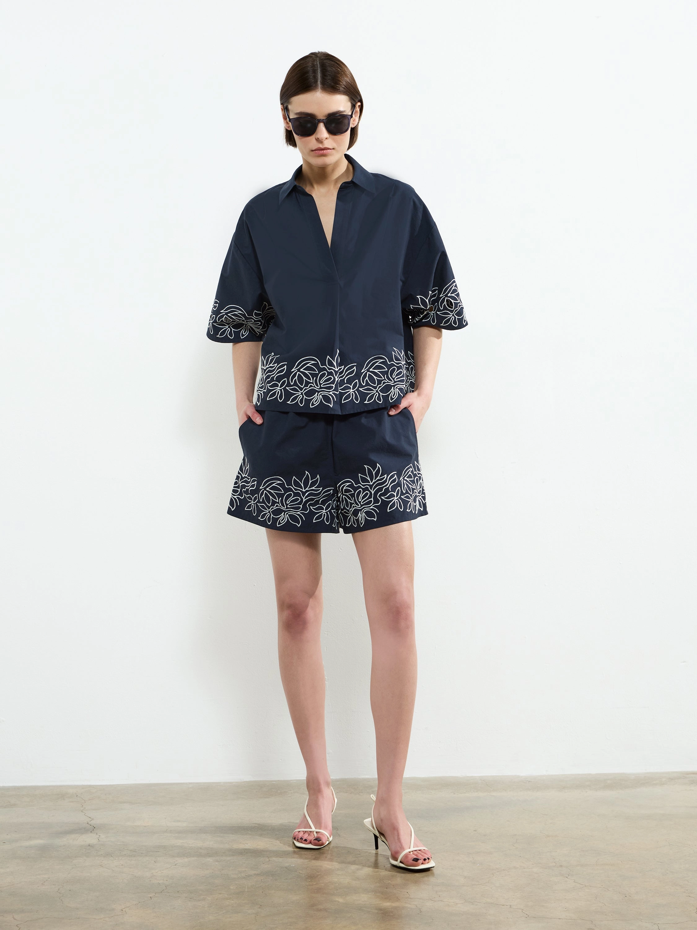 Alissa Cotton Popover Shirt