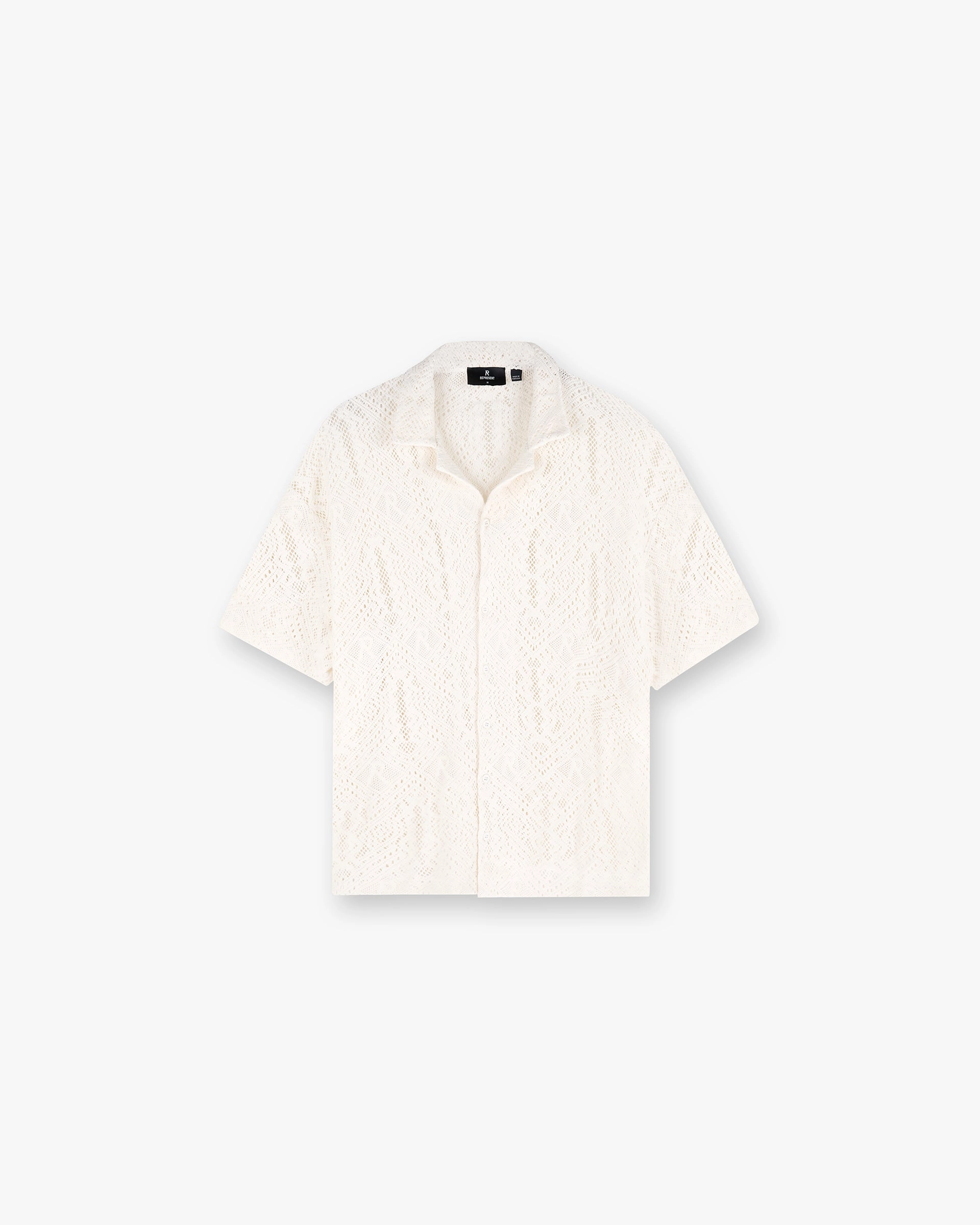 All Over Crochet Shirt - Off White