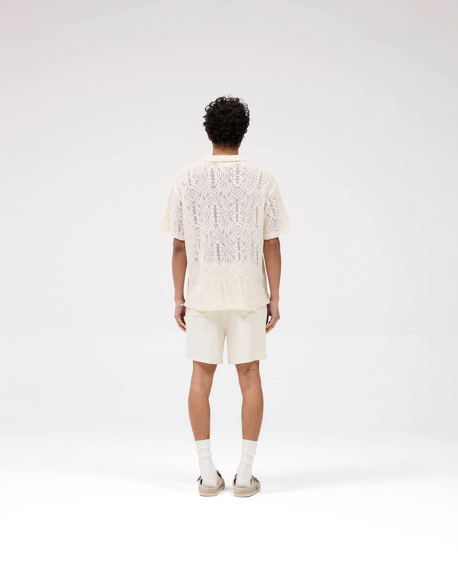 All Over Crochet Shirt - Off White