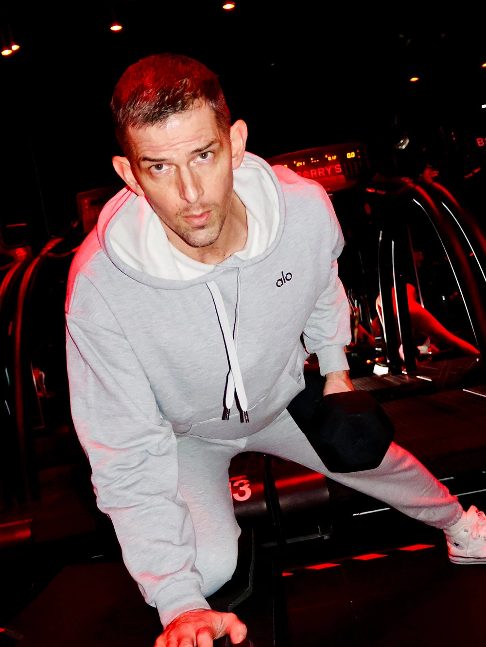 ALO HEATHER GREY ACCOLADE HOODIE