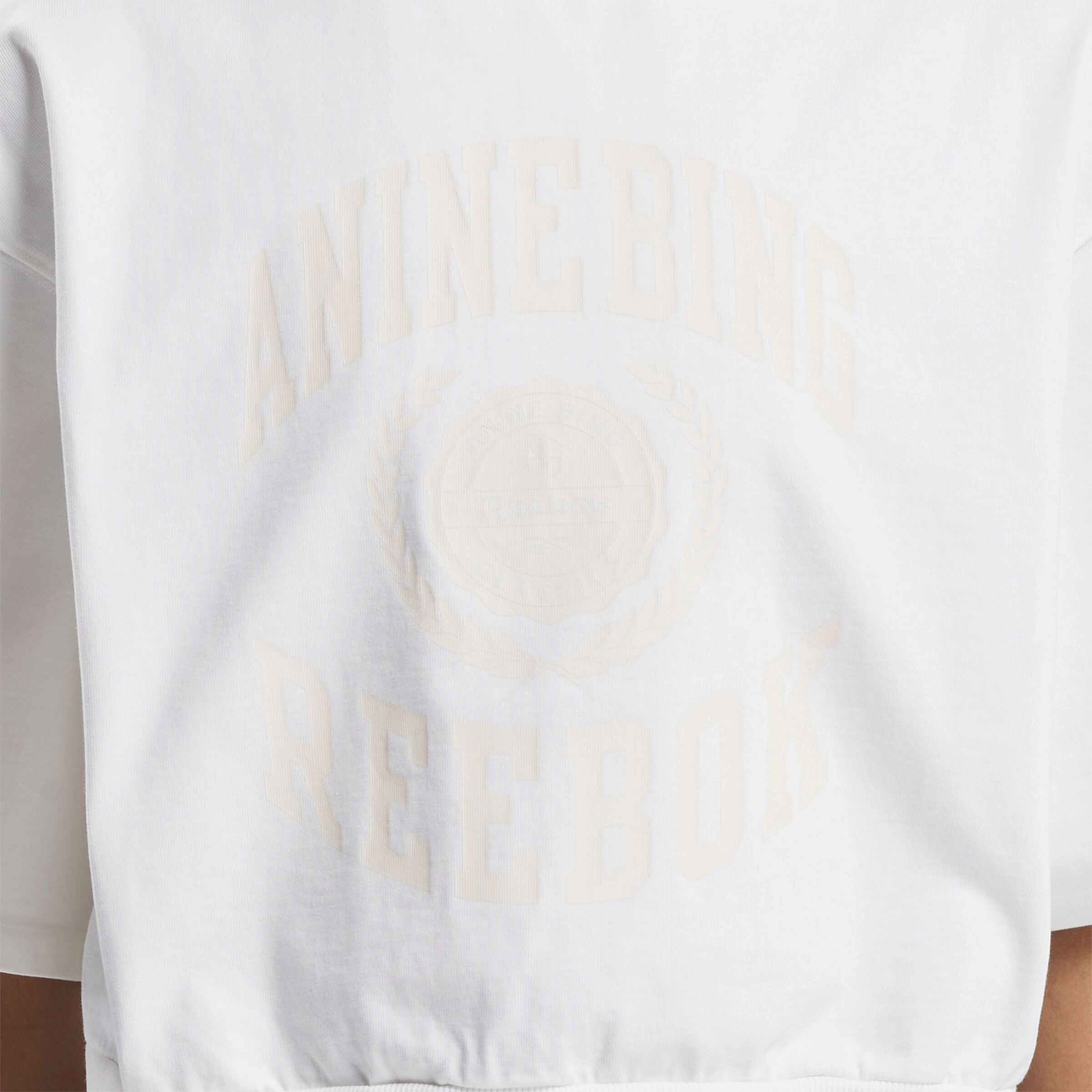 Anine Bing X Reebok Tee Chalk