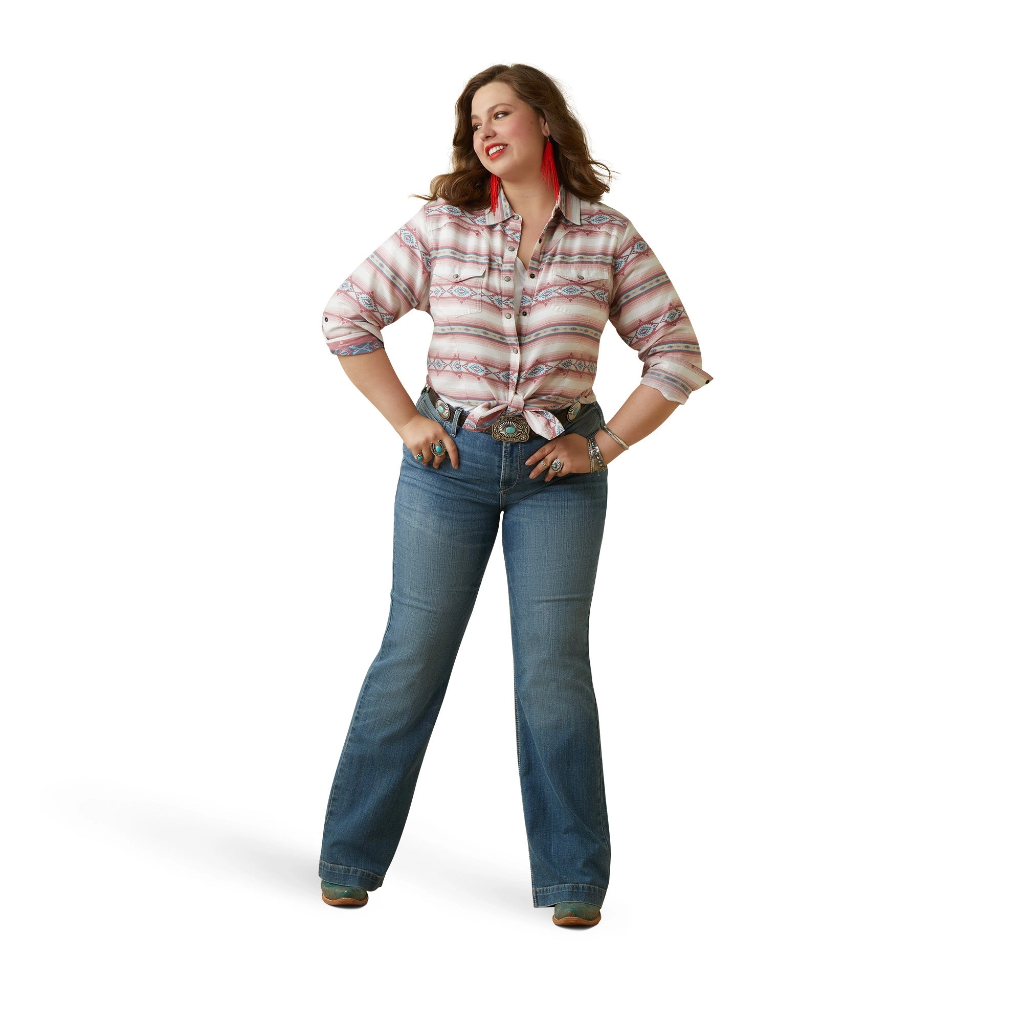 Ariat Ladies Kaycee REAL Classic Fit Shirt 10043416