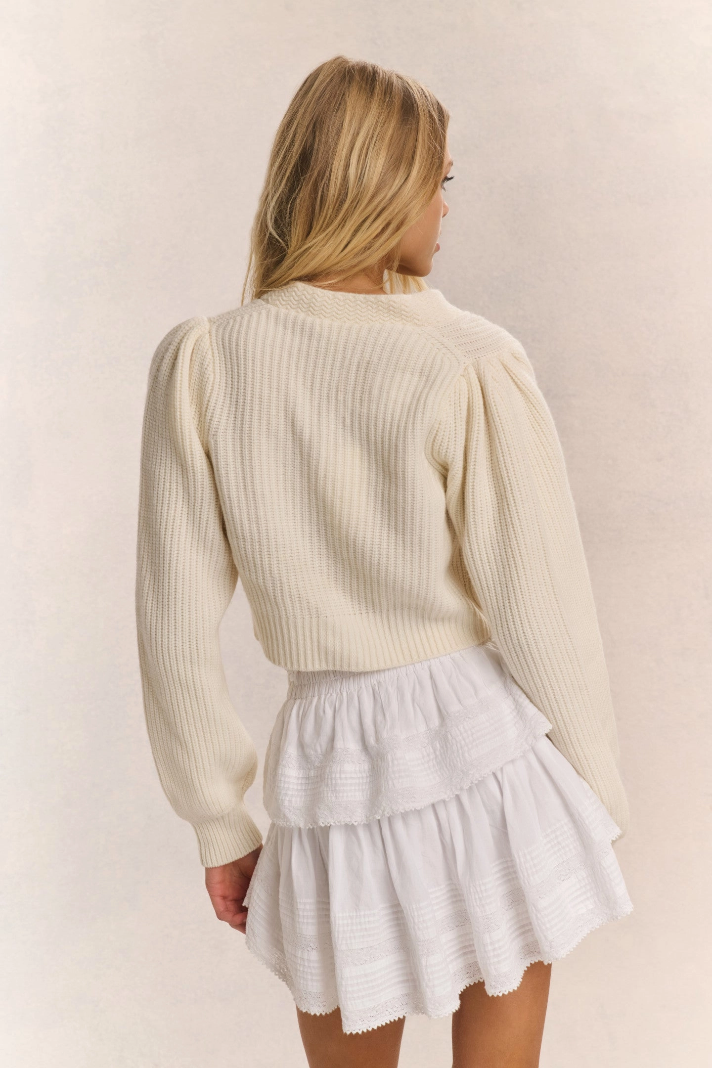 Avignon V-Neck Crop Cardigan