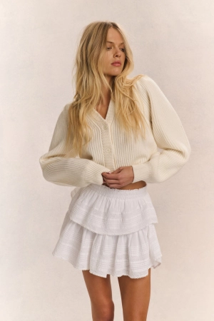 Avignon V-Neck Crop Cardigan