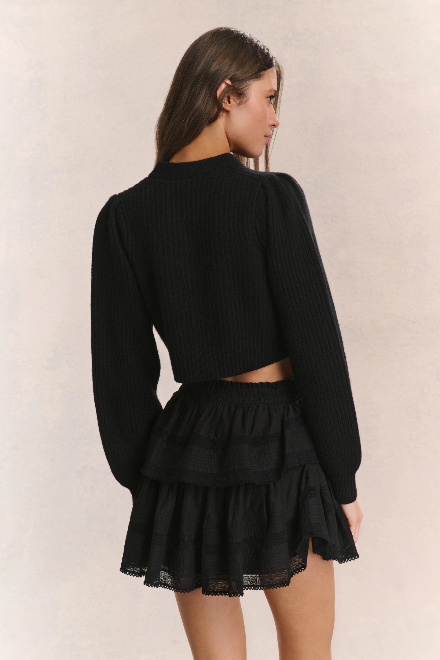 Avignon V-Neck Crop Cardigan