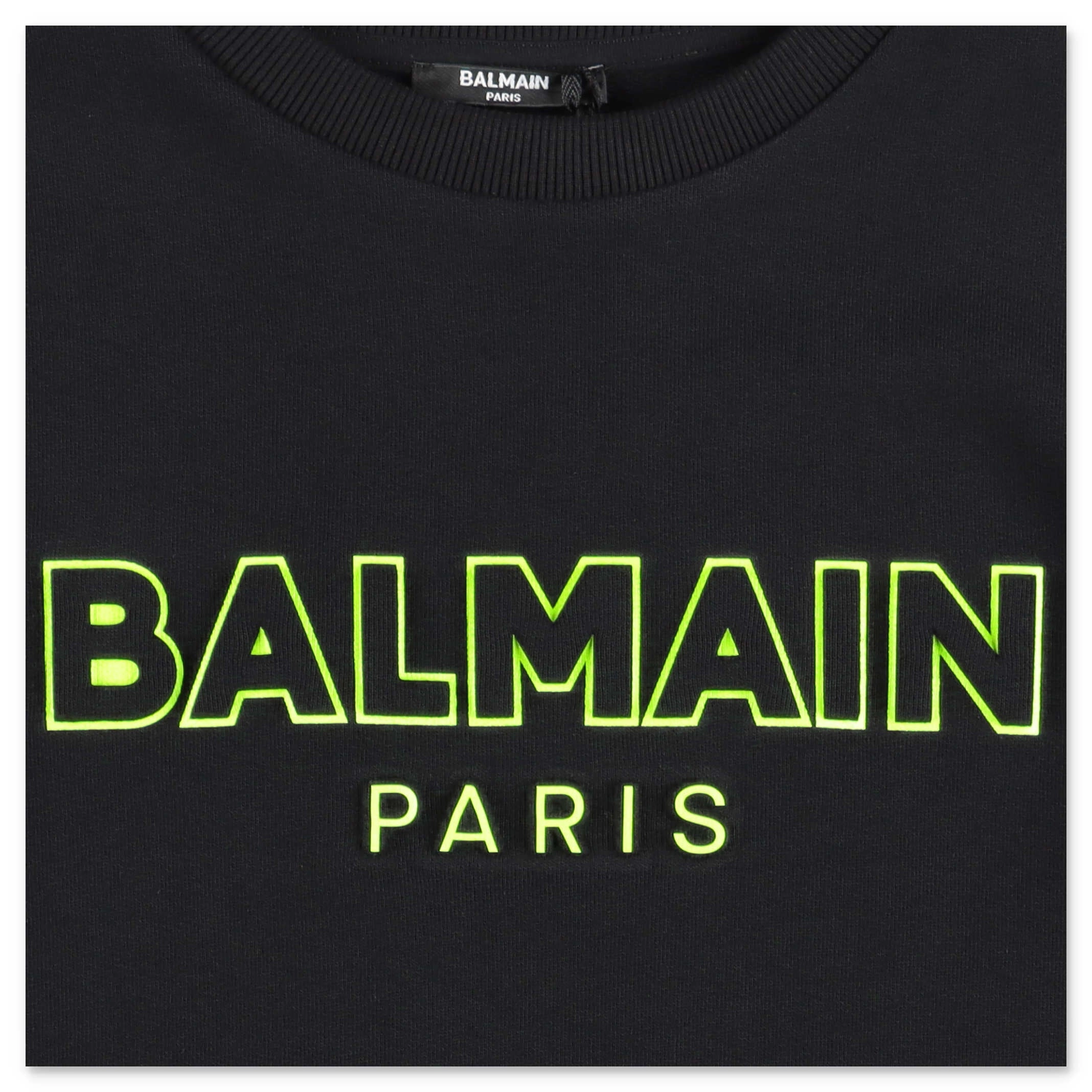Balmain Kids Logo Printed Crewneck Sweatshirt