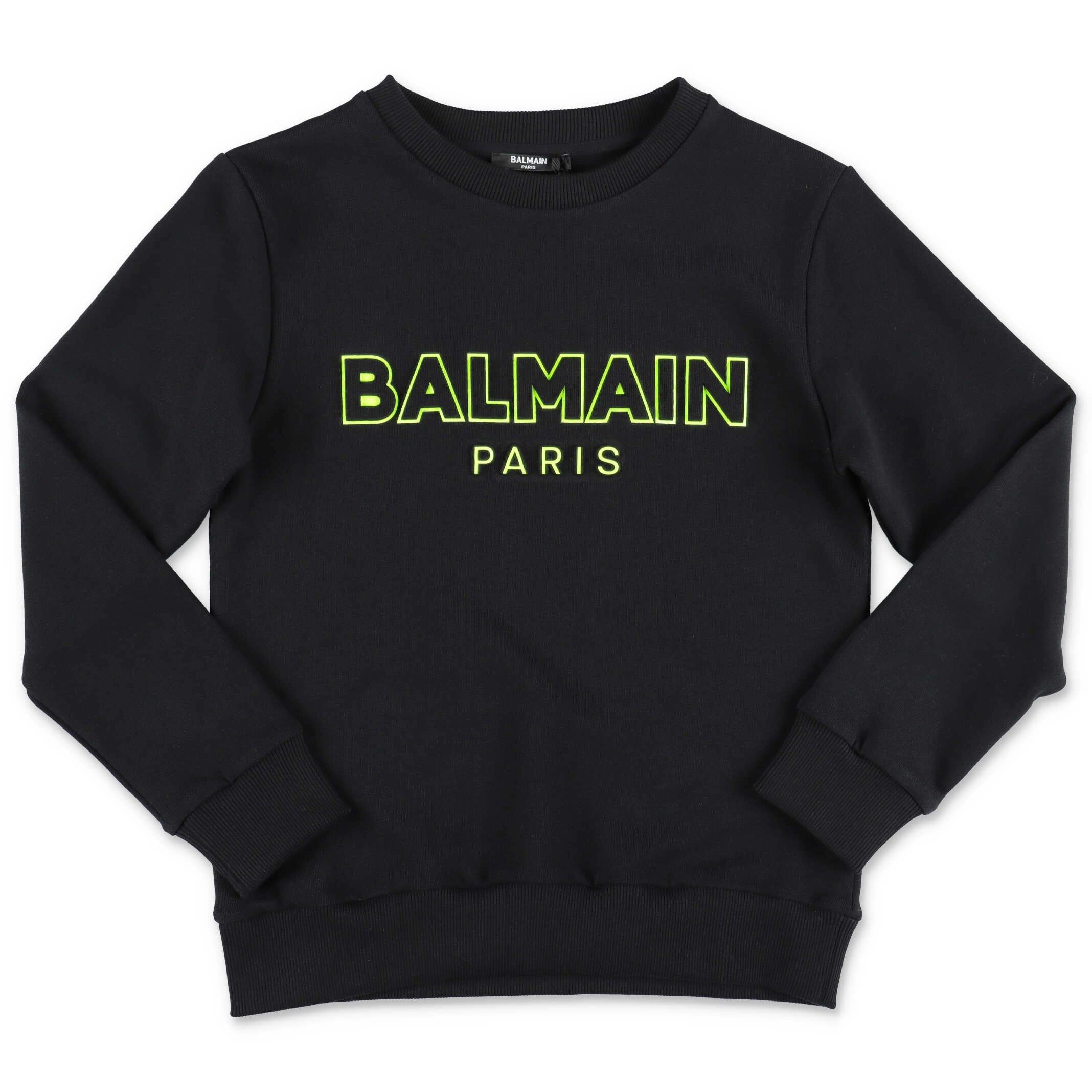 Balmain Kids Logo Printed Crewneck Sweatshirt