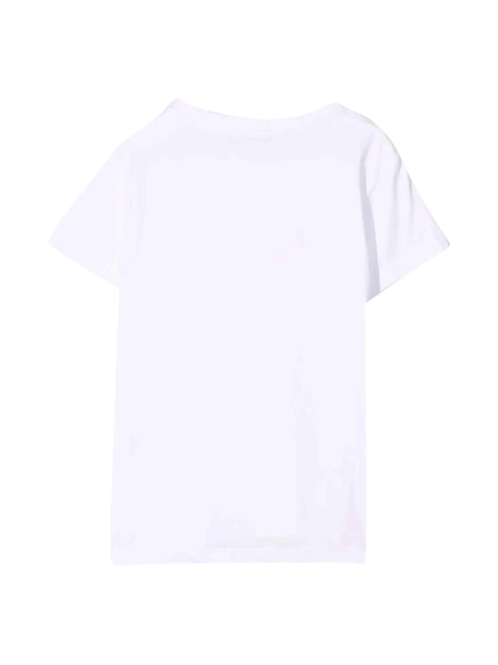 Balmain Kids Logo Printed Crewneck T-Shirt