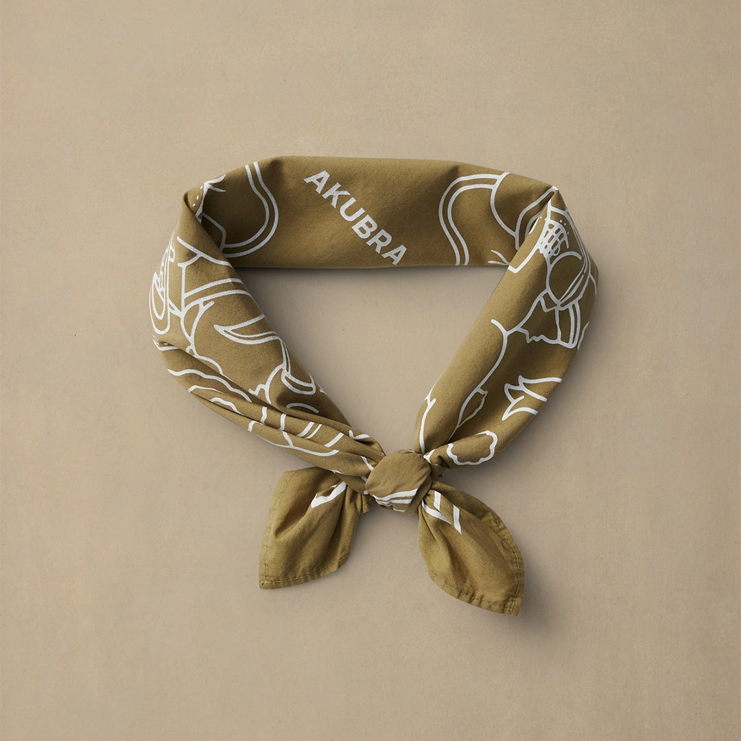 Bandana 004 - Akubra x Jake Ross - Yarra Green
