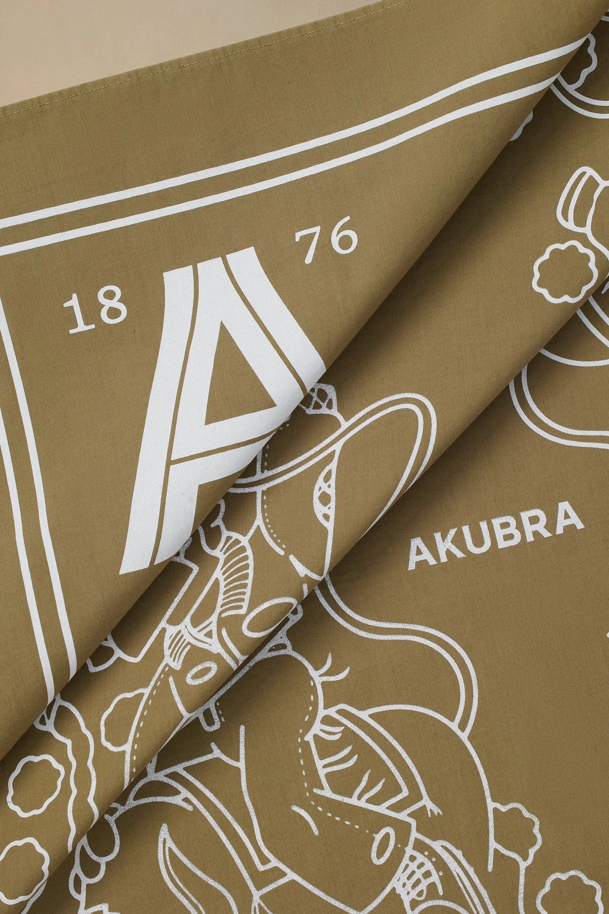 Bandana 004 - Akubra x Jake Ross - Yarra Green