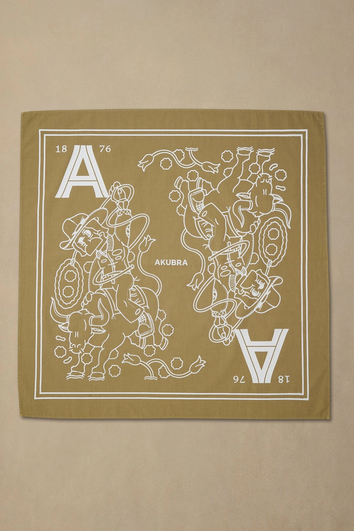 Bandana 004 - Akubra x Jake Ross - Yarra Green