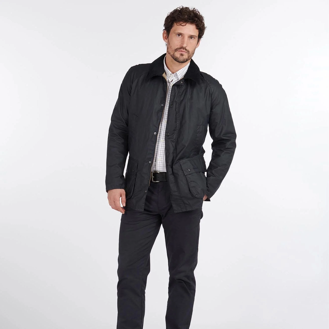 Barbour Lightweight Ashby Wax Royal Navy