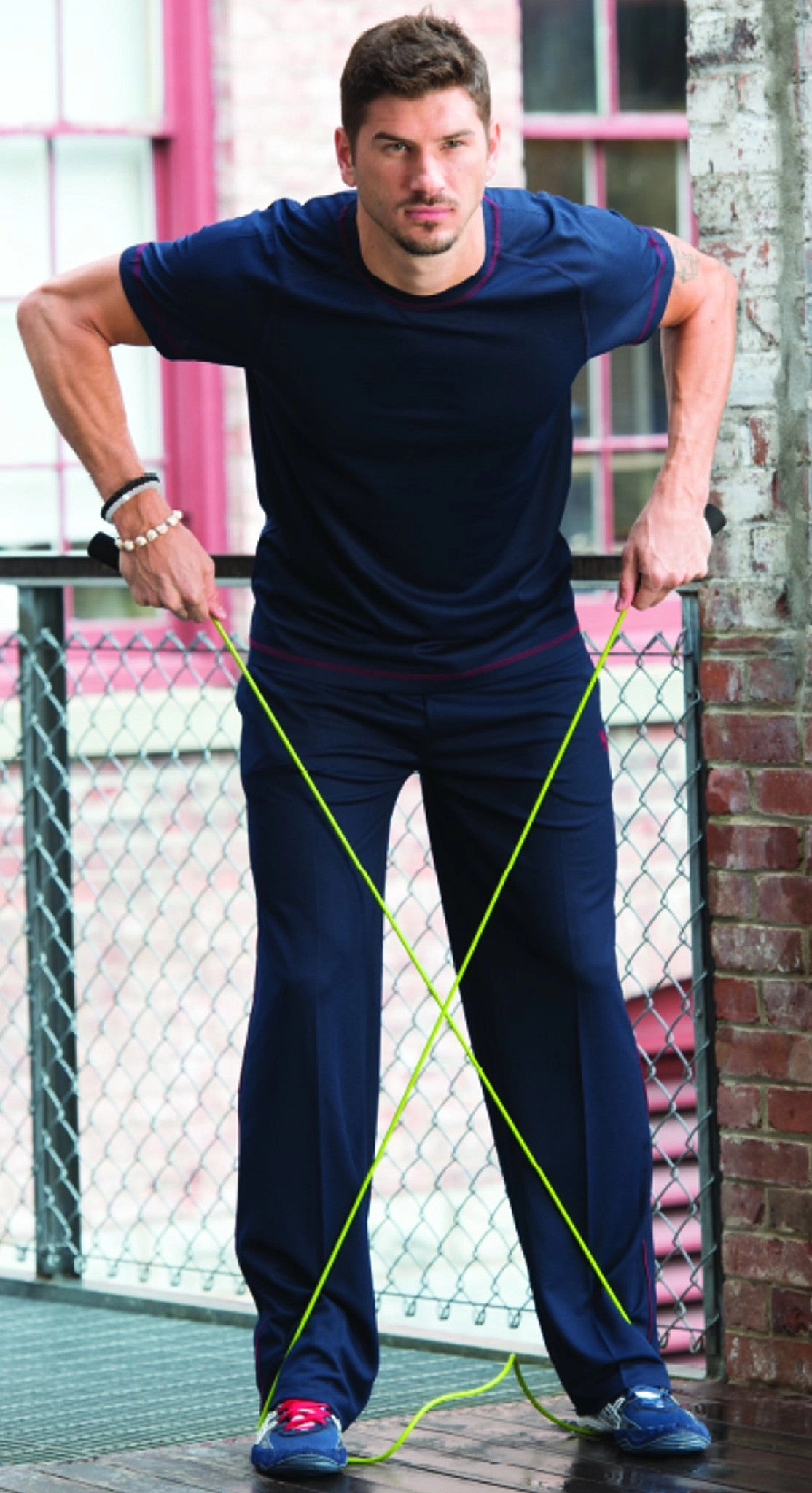 Big And Tall Work Out Crew Neck Top