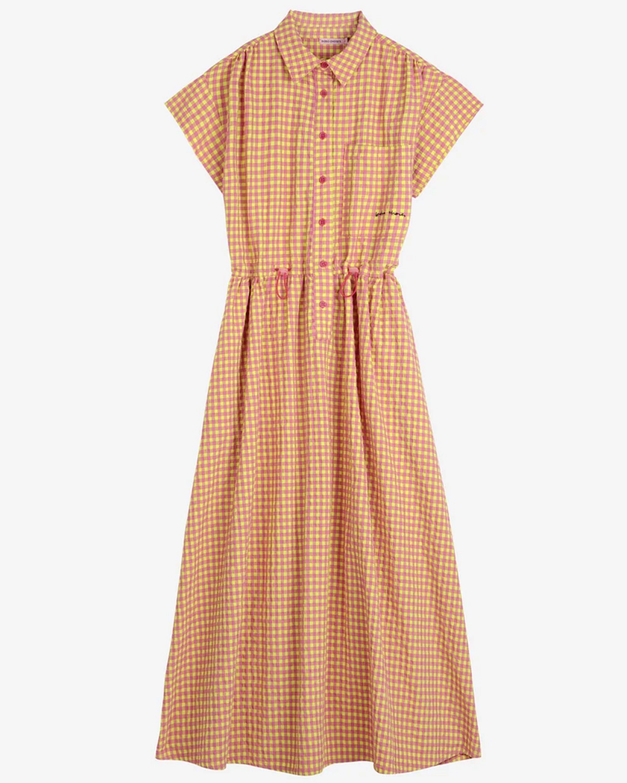 Bobo Choses Vichy Shirt Dress