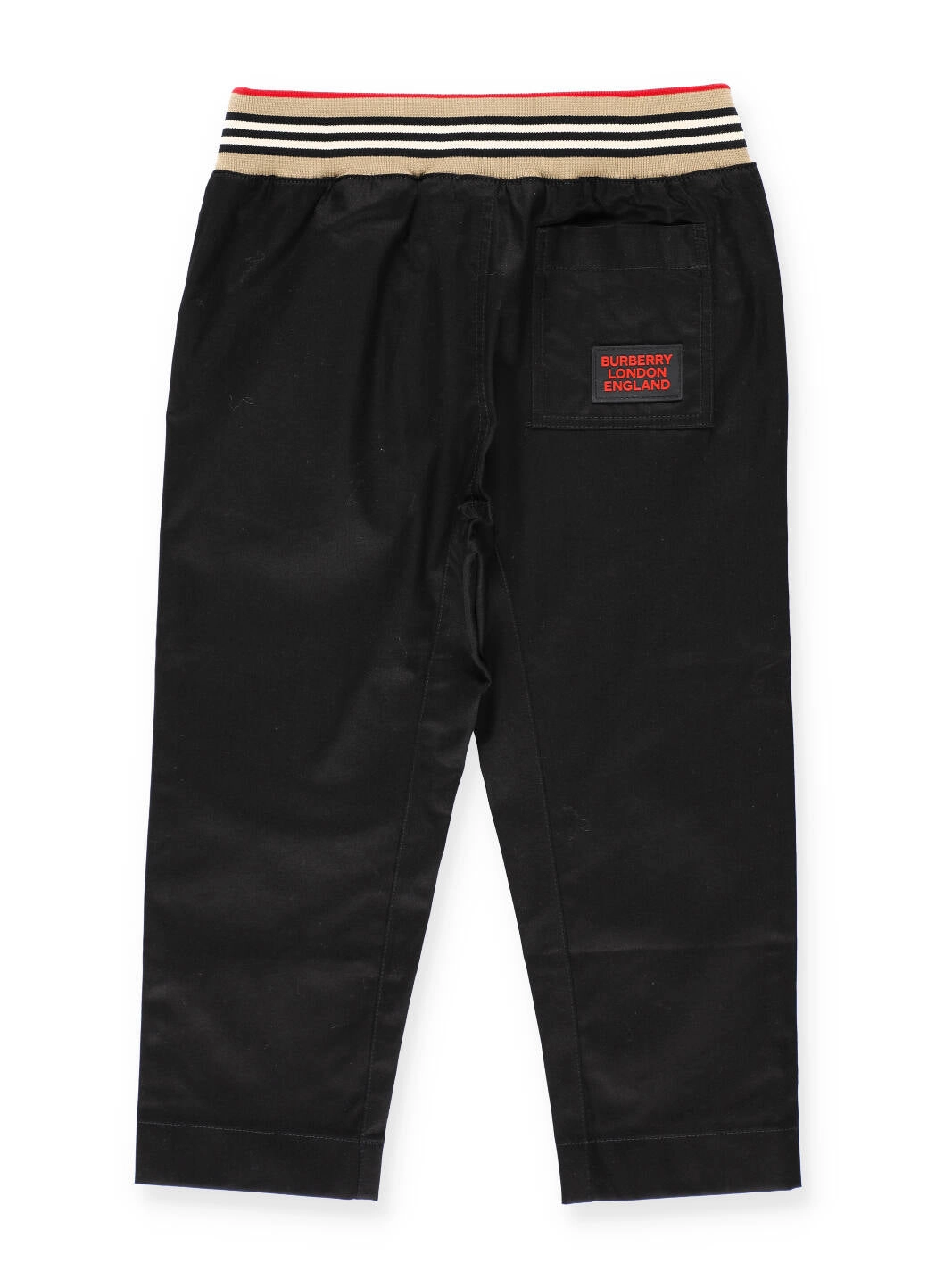 Burberry Kids Icon Stripe Detail Drawcord Trousers