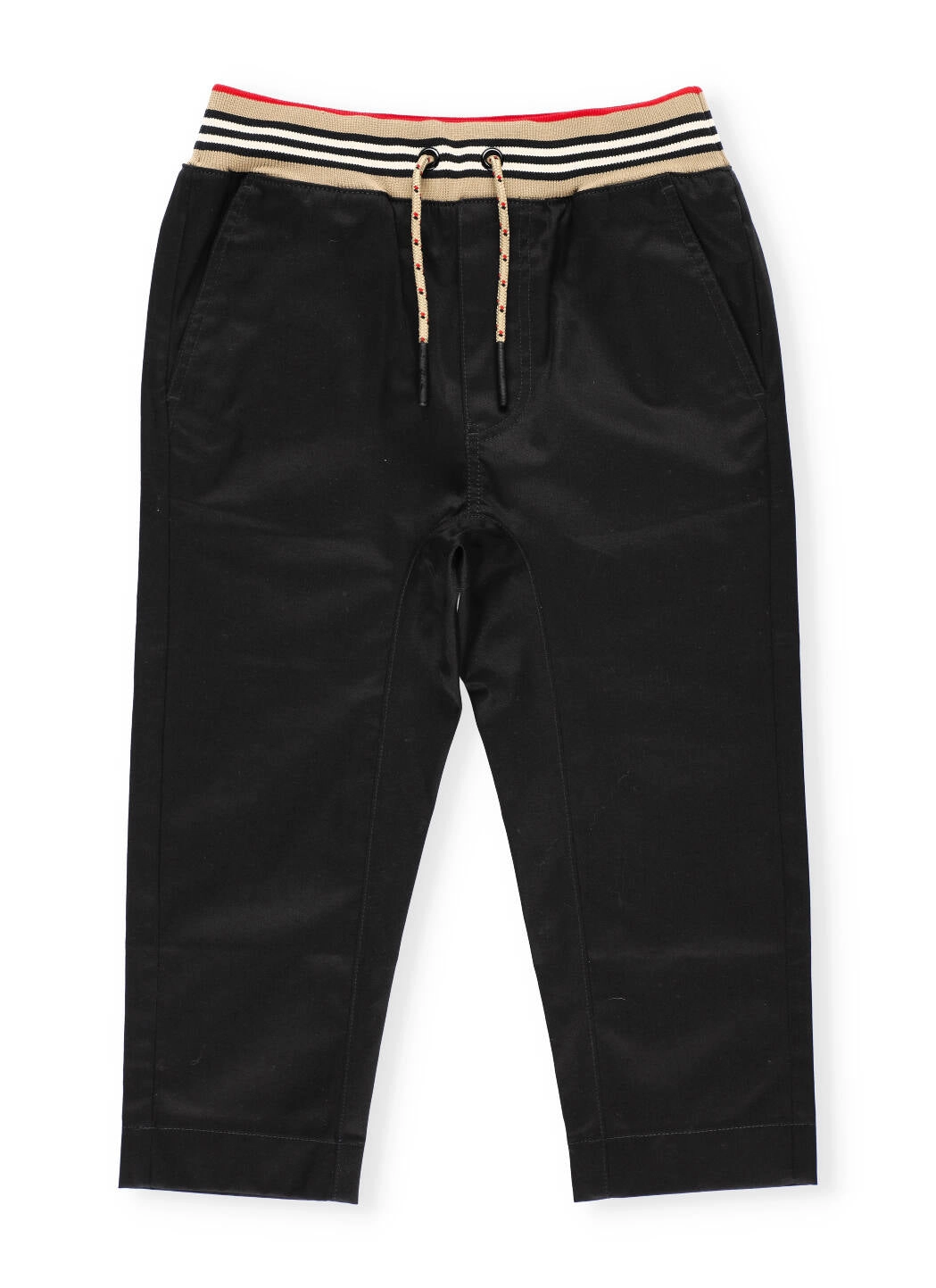 Burberry Kids Icon Stripe Detail Drawcord Trousers