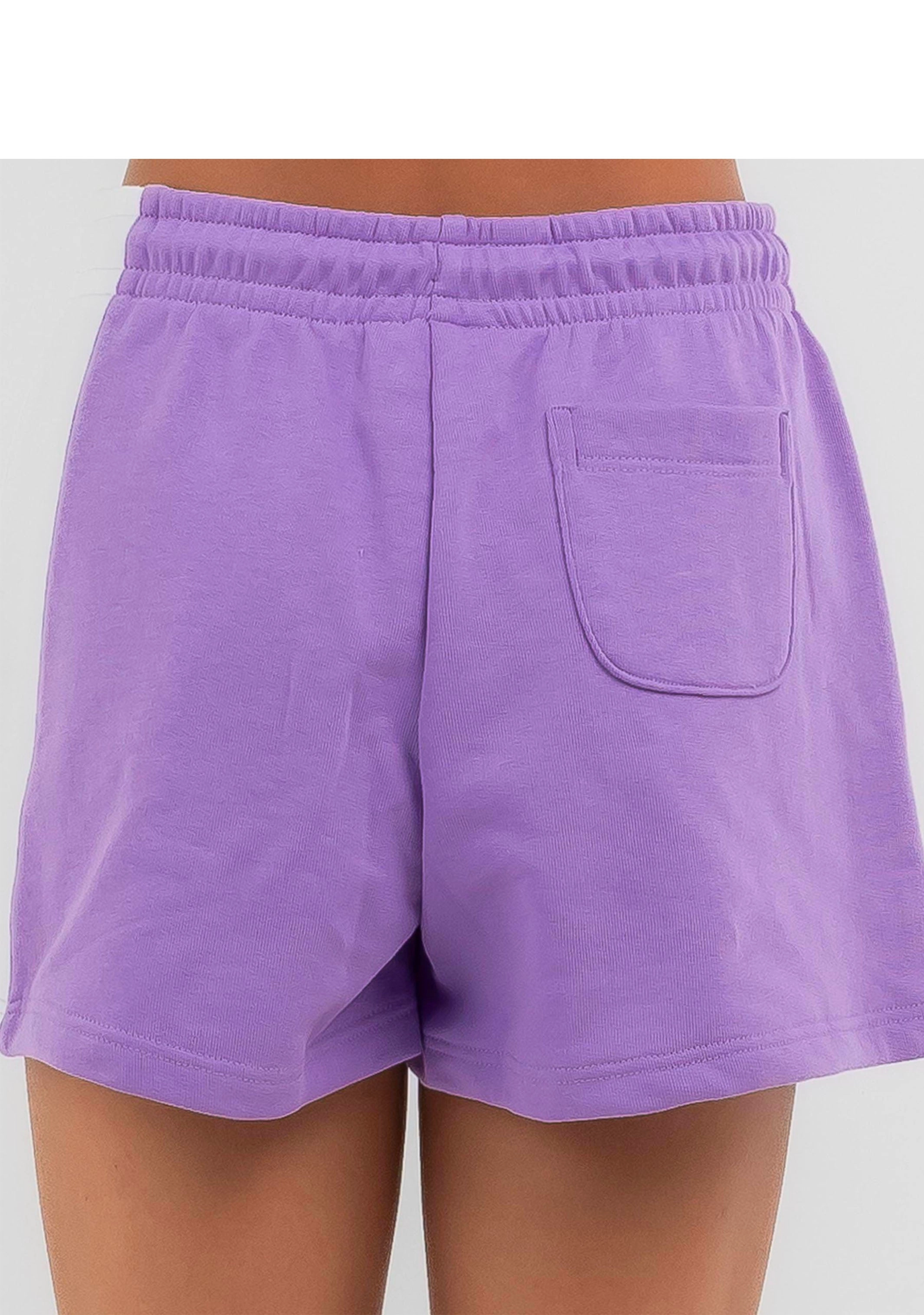 Champion Junior Girls' French Terry Panel Shorts