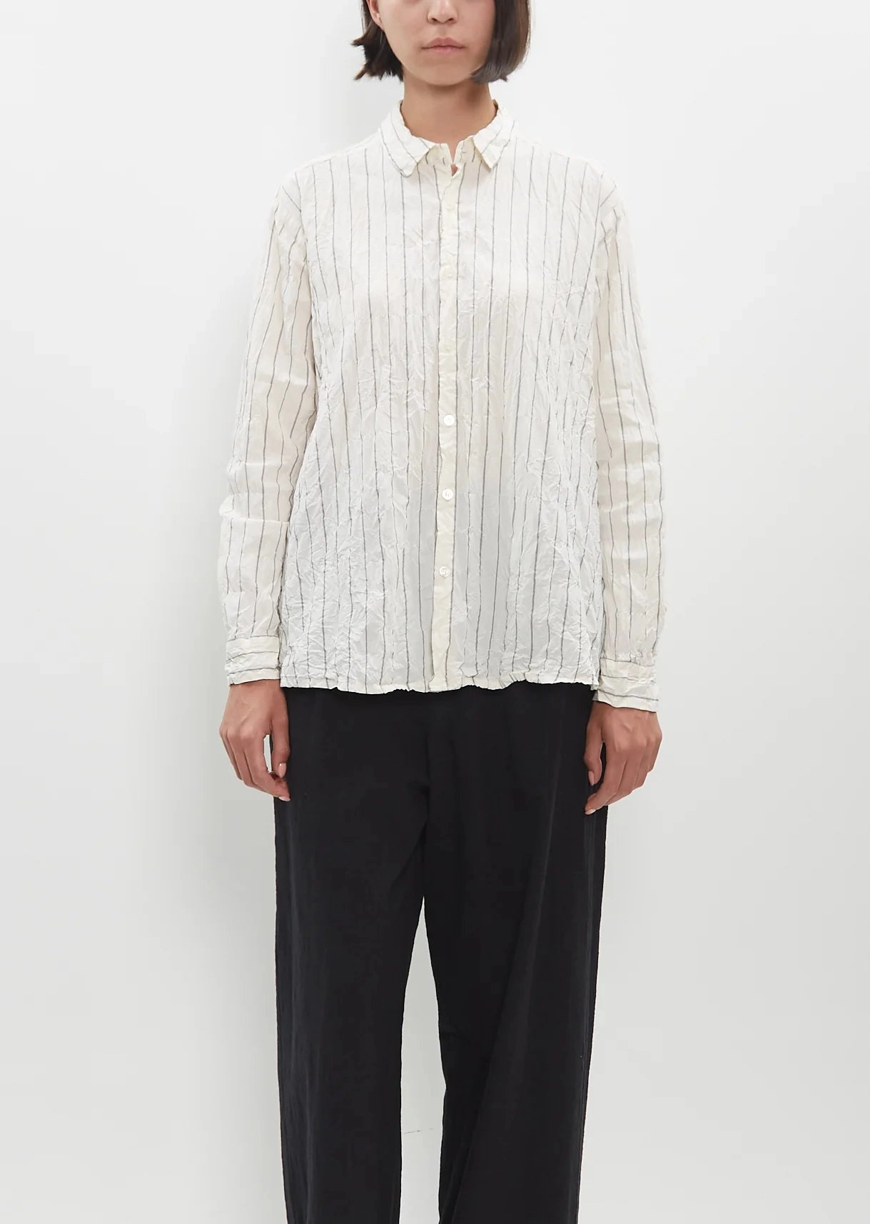 Crinkle Stripe Shirt