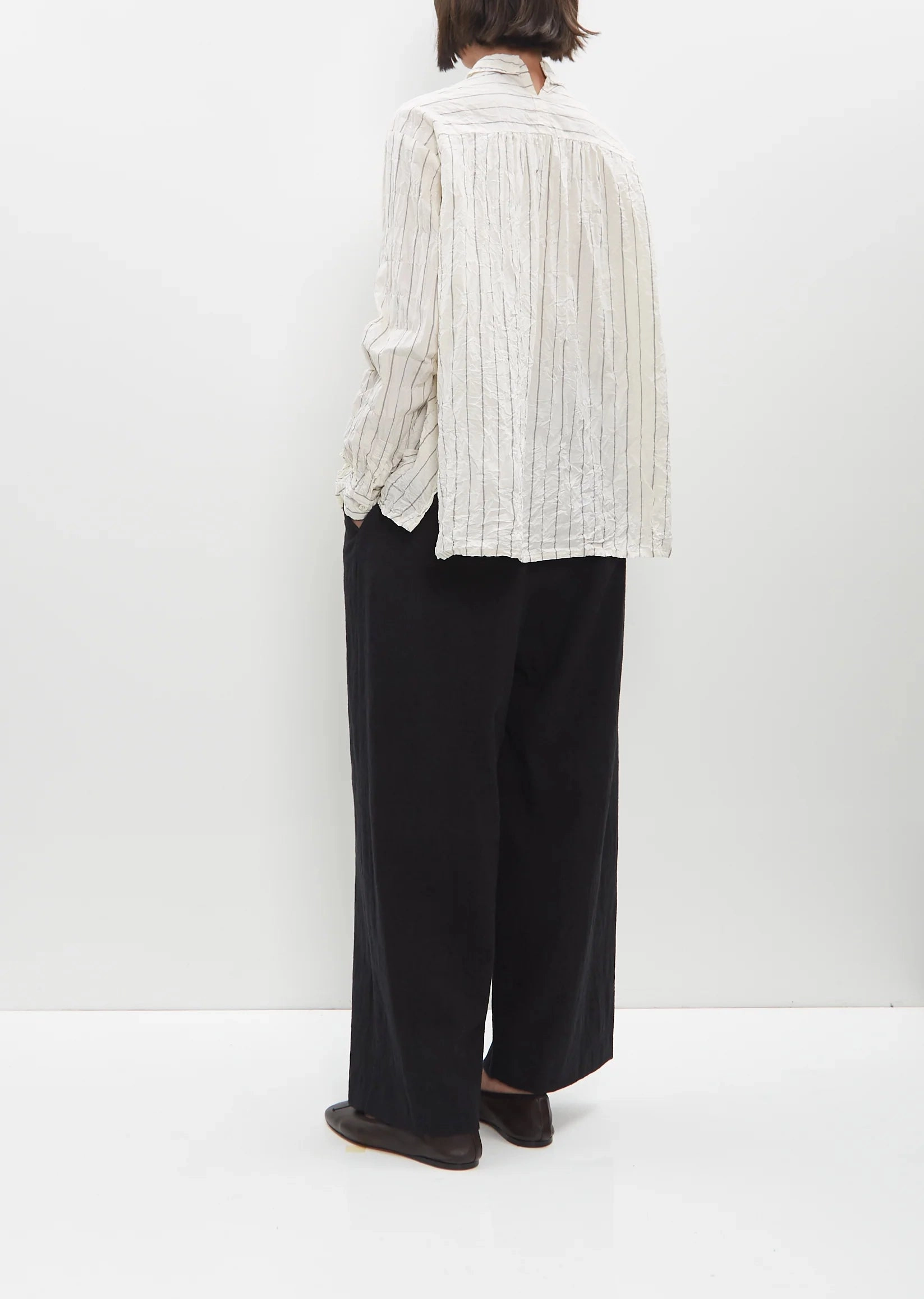 Crinkle Stripe Shirt