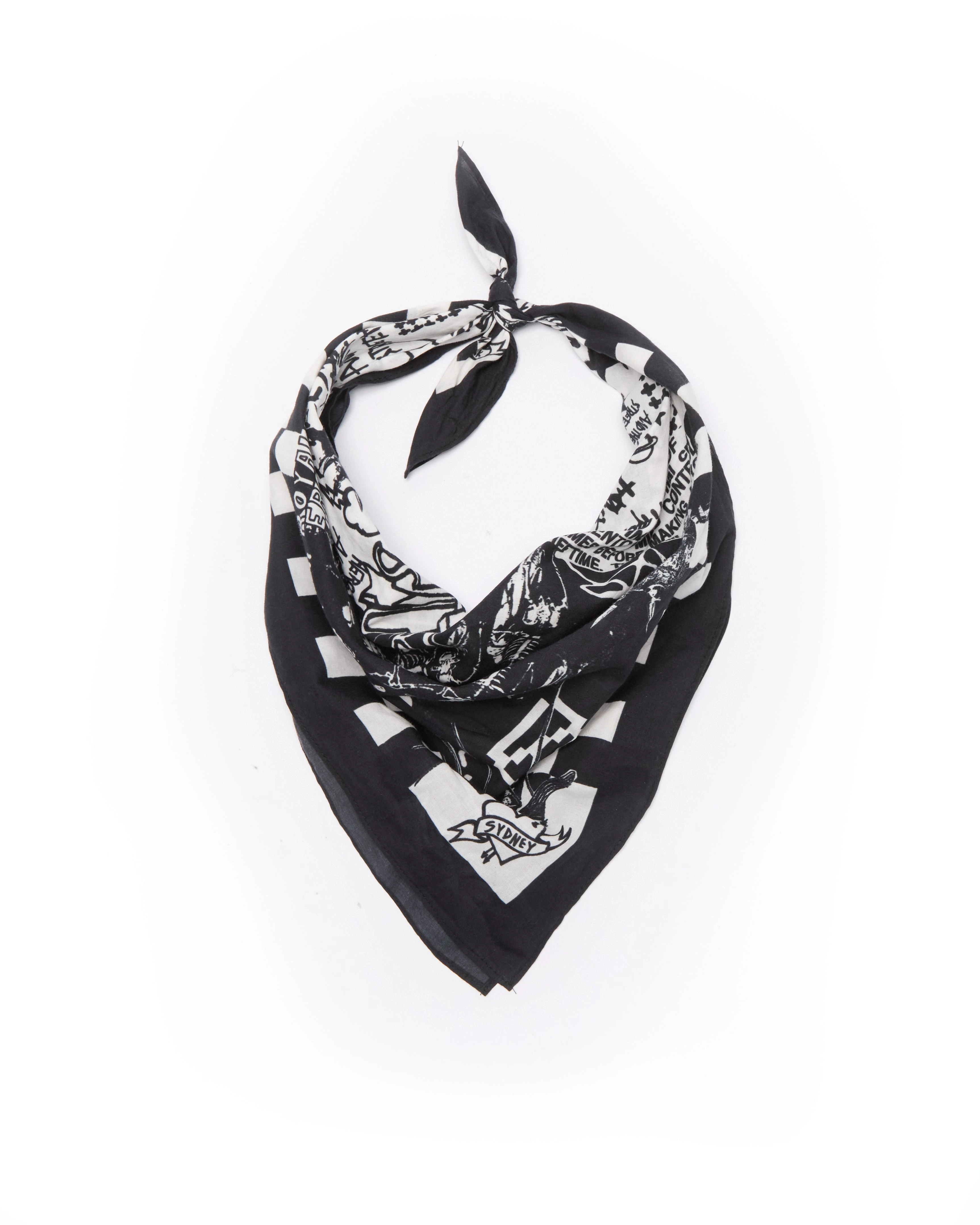 DEATH MACHINE BANDANA BLACK