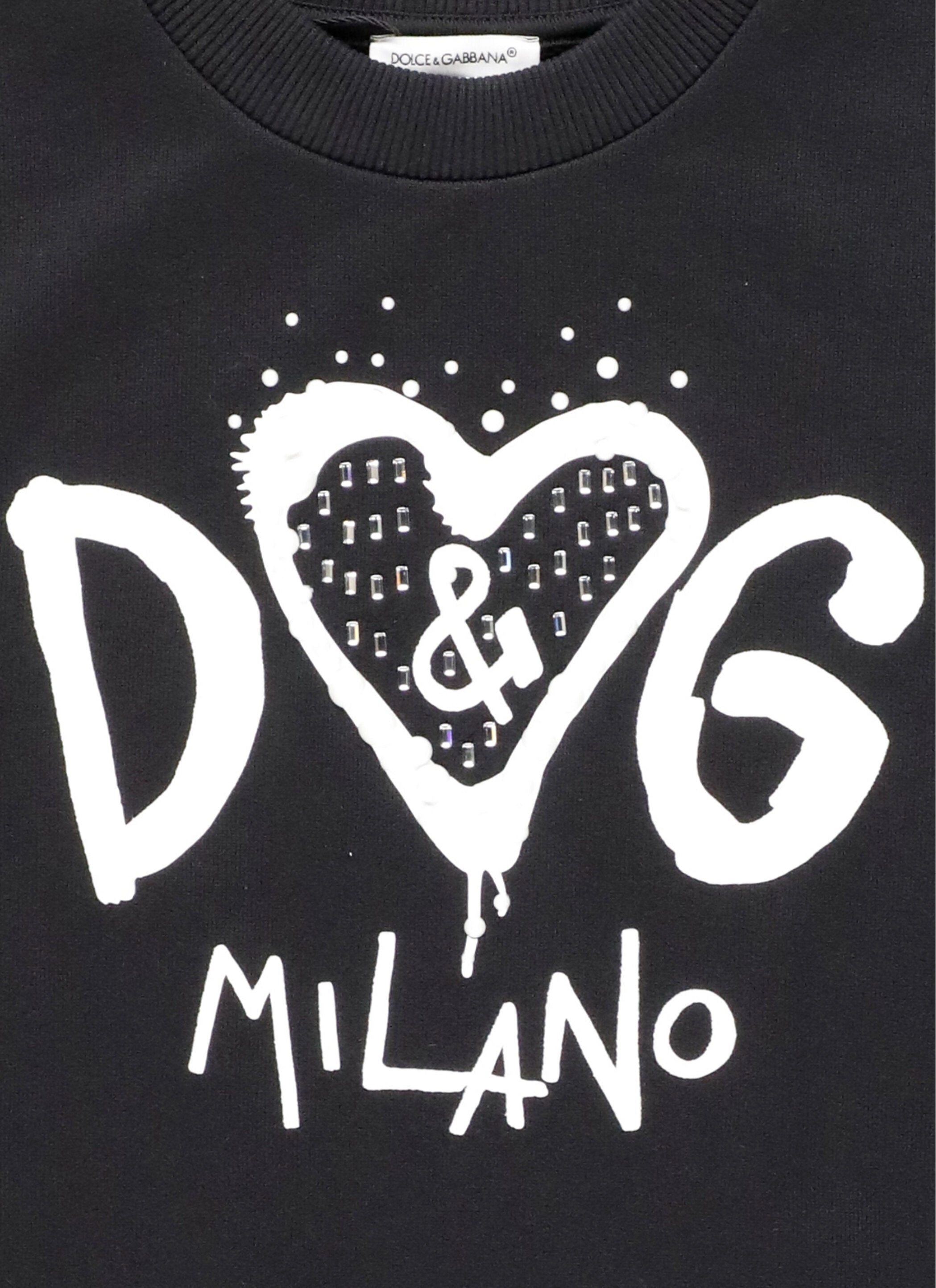 Dolce & Gabbana Kids Logo Printed Crewneck Sweatshirt