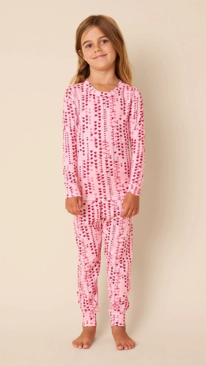 Dreamy Hearts Pima Knit Kids Pajama