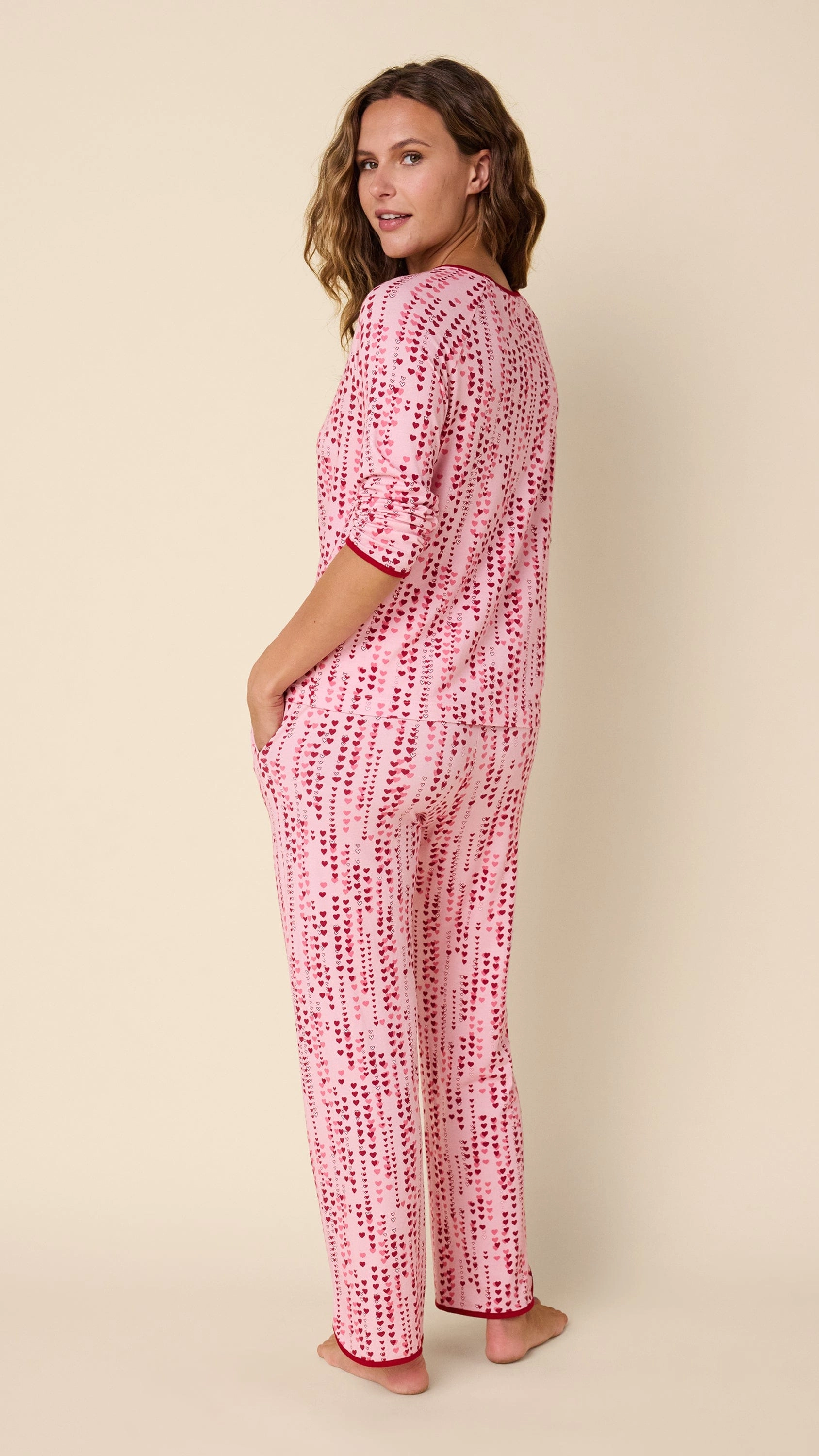 Dreamy Hearts Pima Knit Simple Set