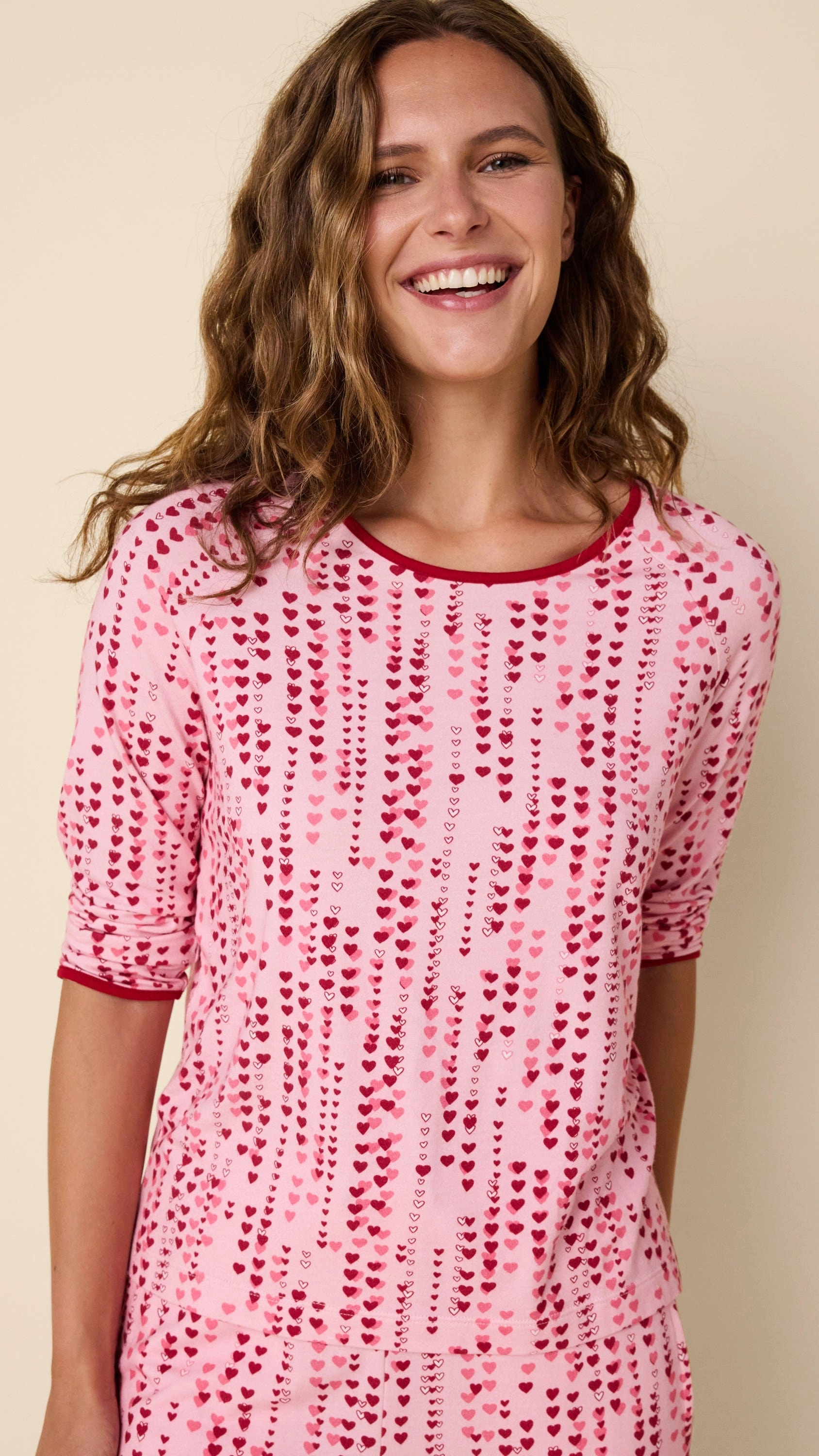 Dreamy Hearts Pima Knit Simple Set