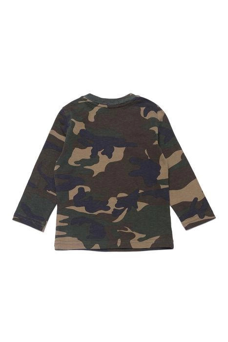 Dsquared2 Kids Logo Printed Camouflage Long Sleeved Sweatshirt