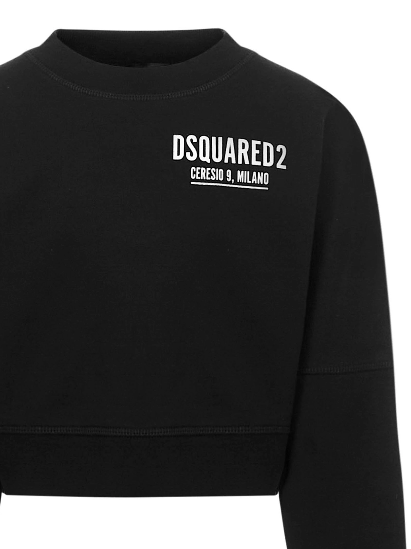 Dsquared2 Kids Logo Printed Crewneck Sweatshirt