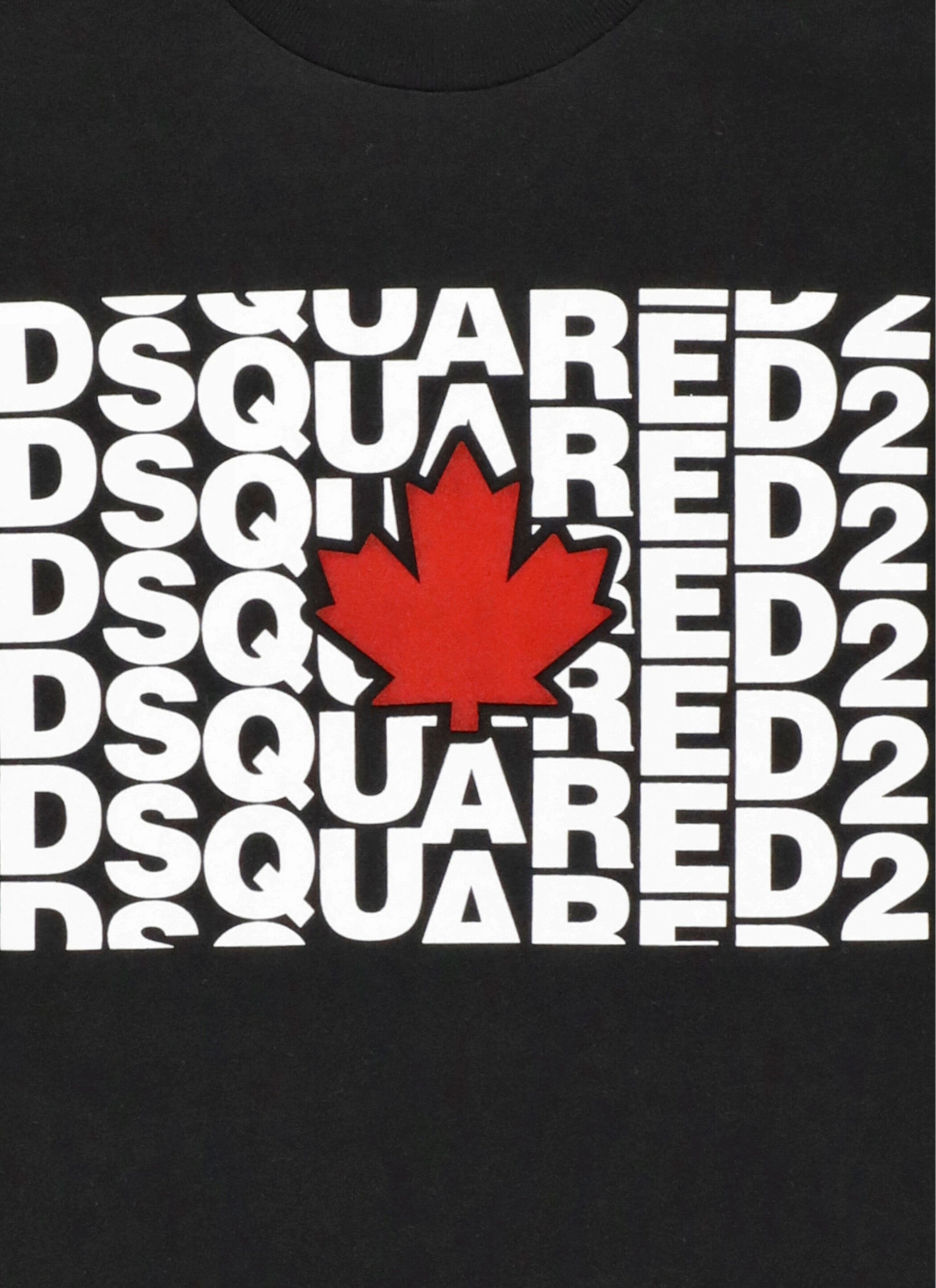 Dsquared2 Kids Logo Printed Crewneck T-Shirt