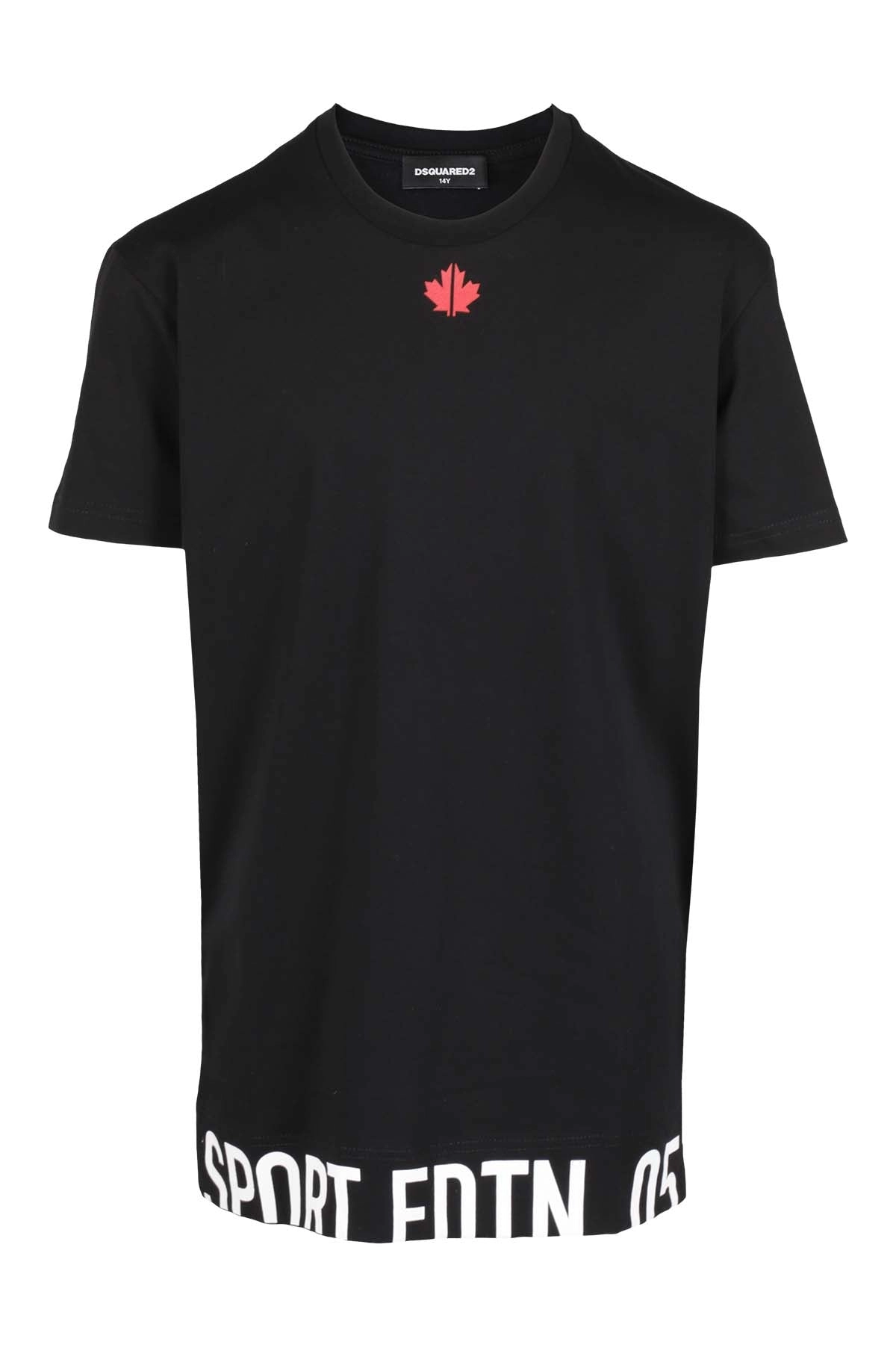 Dsquared2 Kids Logo Printed Crewneck T-Shirt