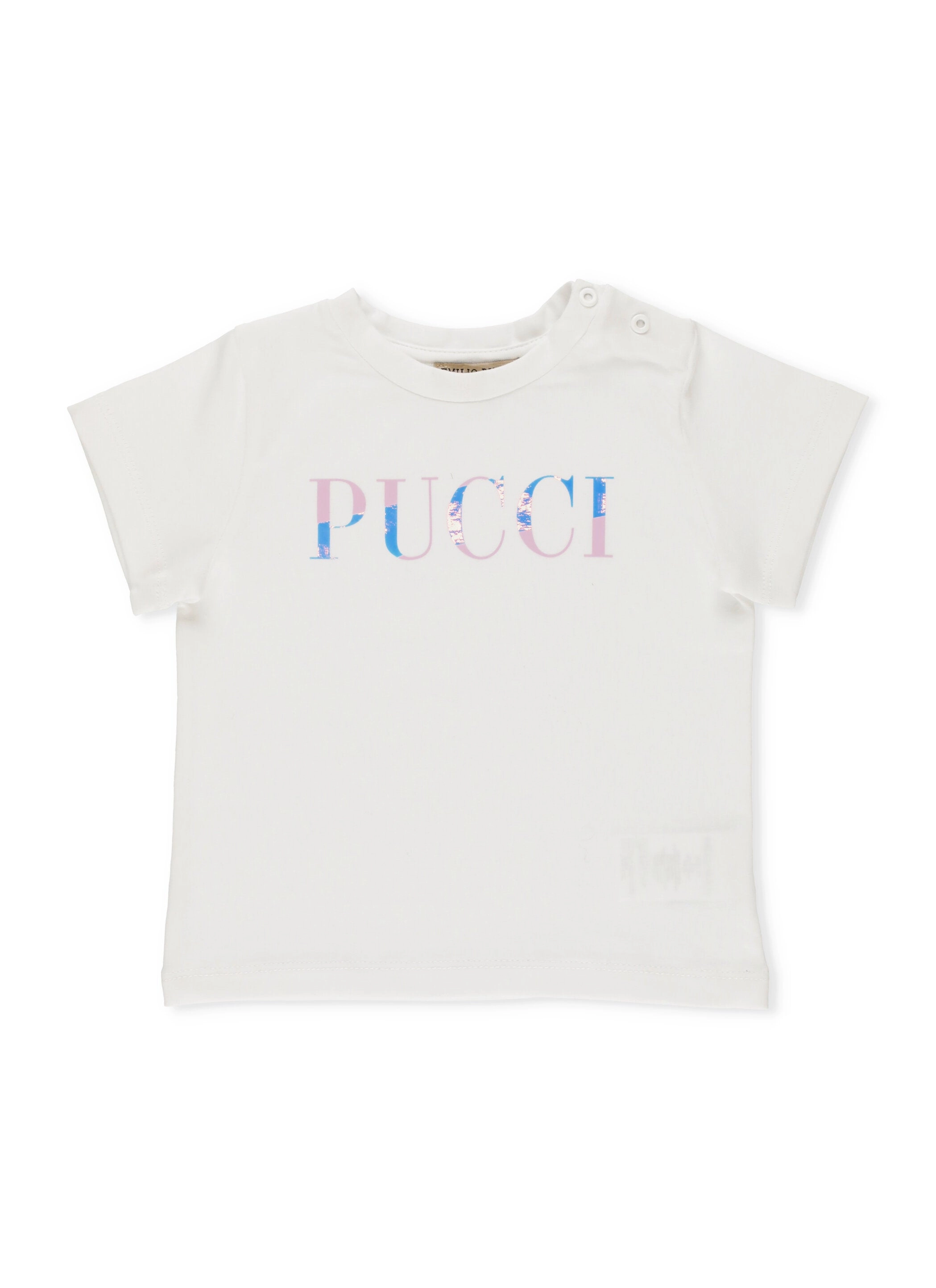 Emilio Pucci Junior Logo Printed Crewneck T-Shirt