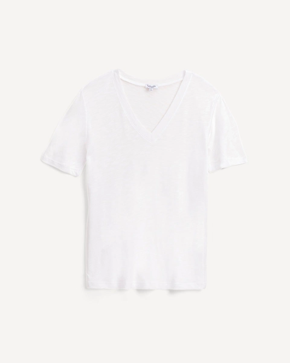 Everly Slub V-Neck Tee