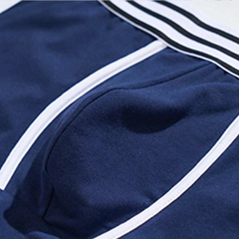 Fashion Four Corners Men's Underwear New Men's Cotton Boxer Briefs Breathable Low Waist Sexy