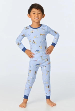 Festival of Lights Long Sleeve Stretch Jersey Kids PJ Set