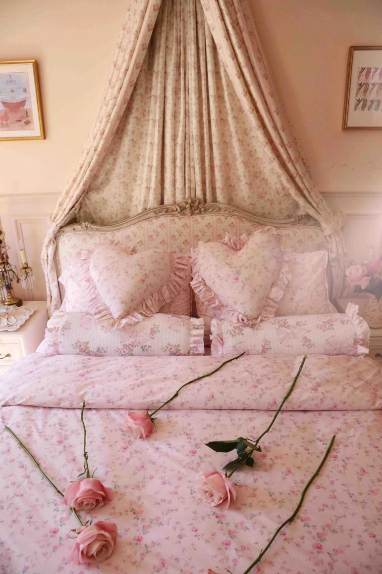 Floral Duvet Cover   Sham Set