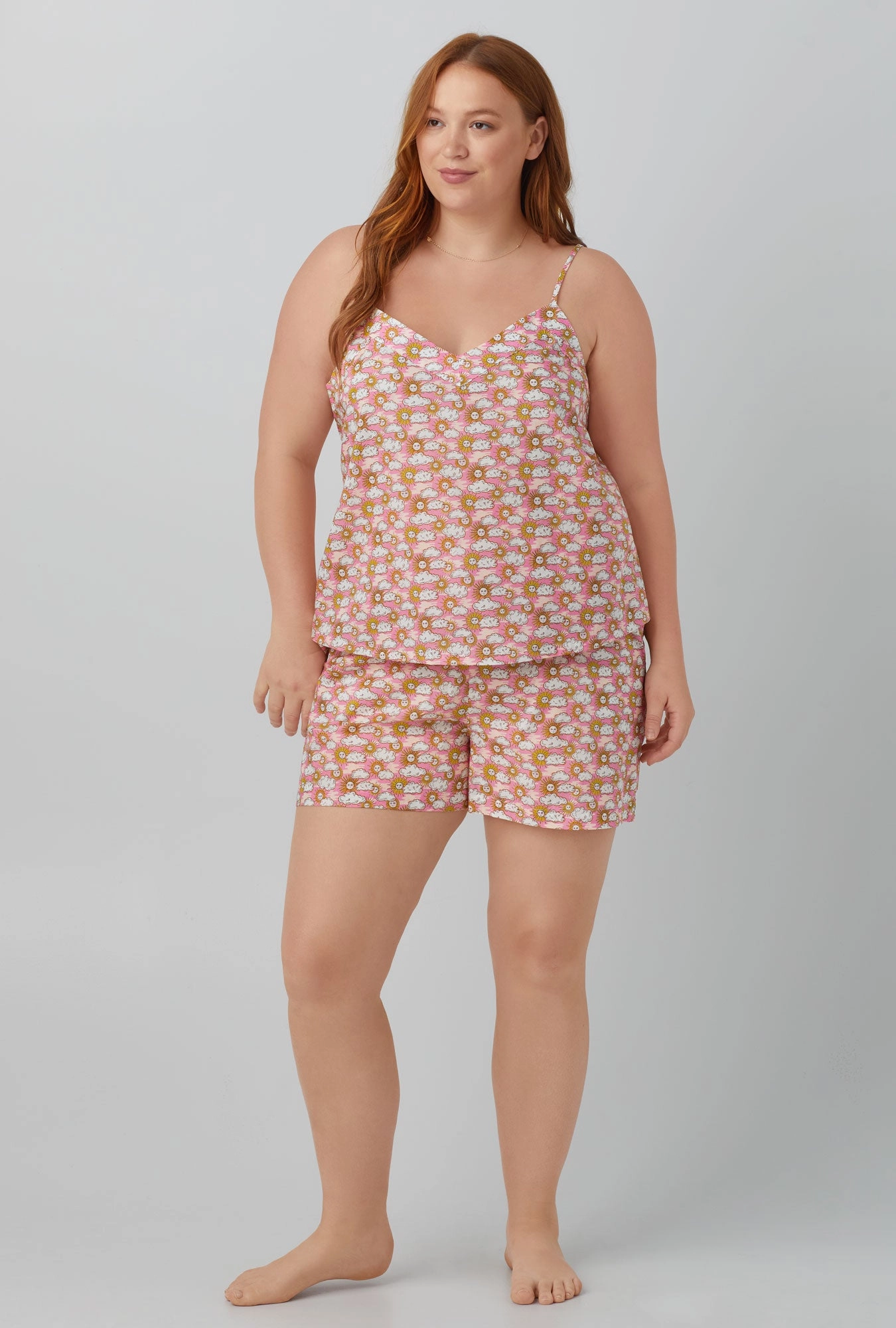 Follow The Sun Cami Woven Cotton Tana Lawn® Shorty PJ Set Made with Liberty