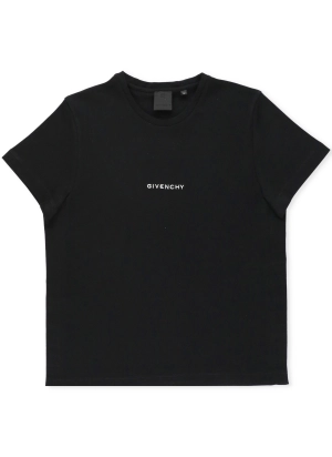 Givenchy Kids Logo Printed Crewneck T-Shirt