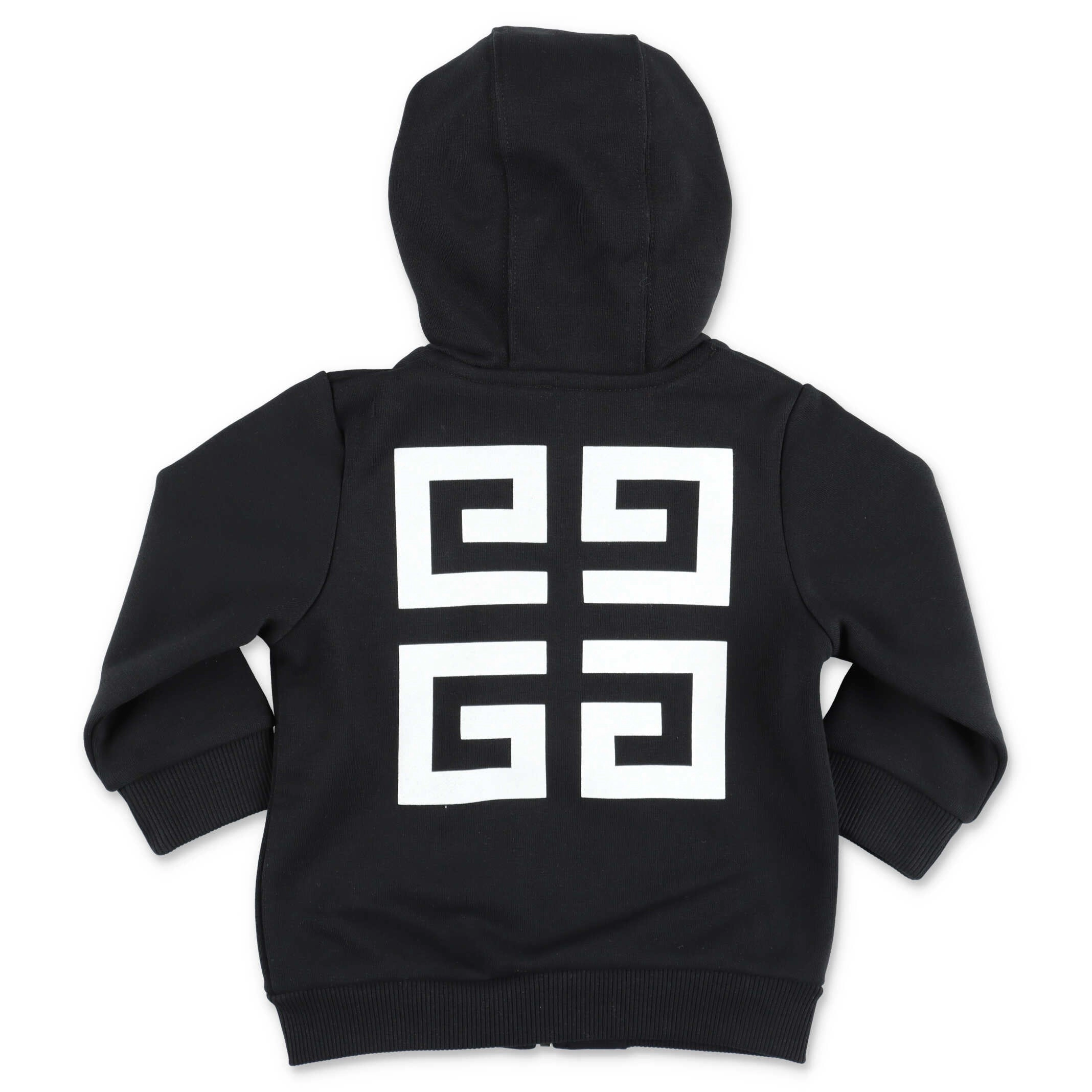 Givenchy Kids Logo Printed Zip-Up Hoodie