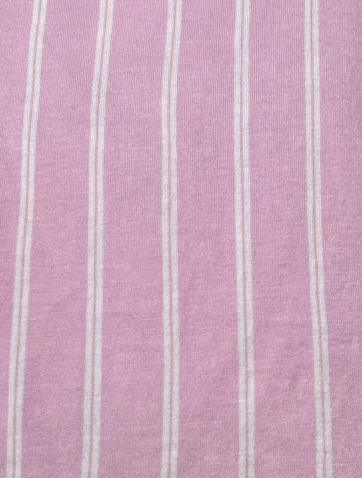 Heritage Stripe Short Set - Pink